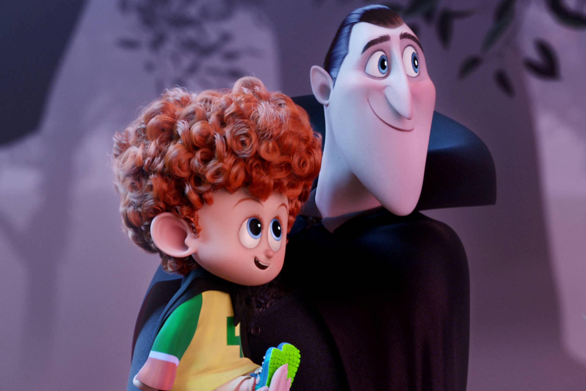 Count Dracula And Dennis Hotel Transylvania 2 Background