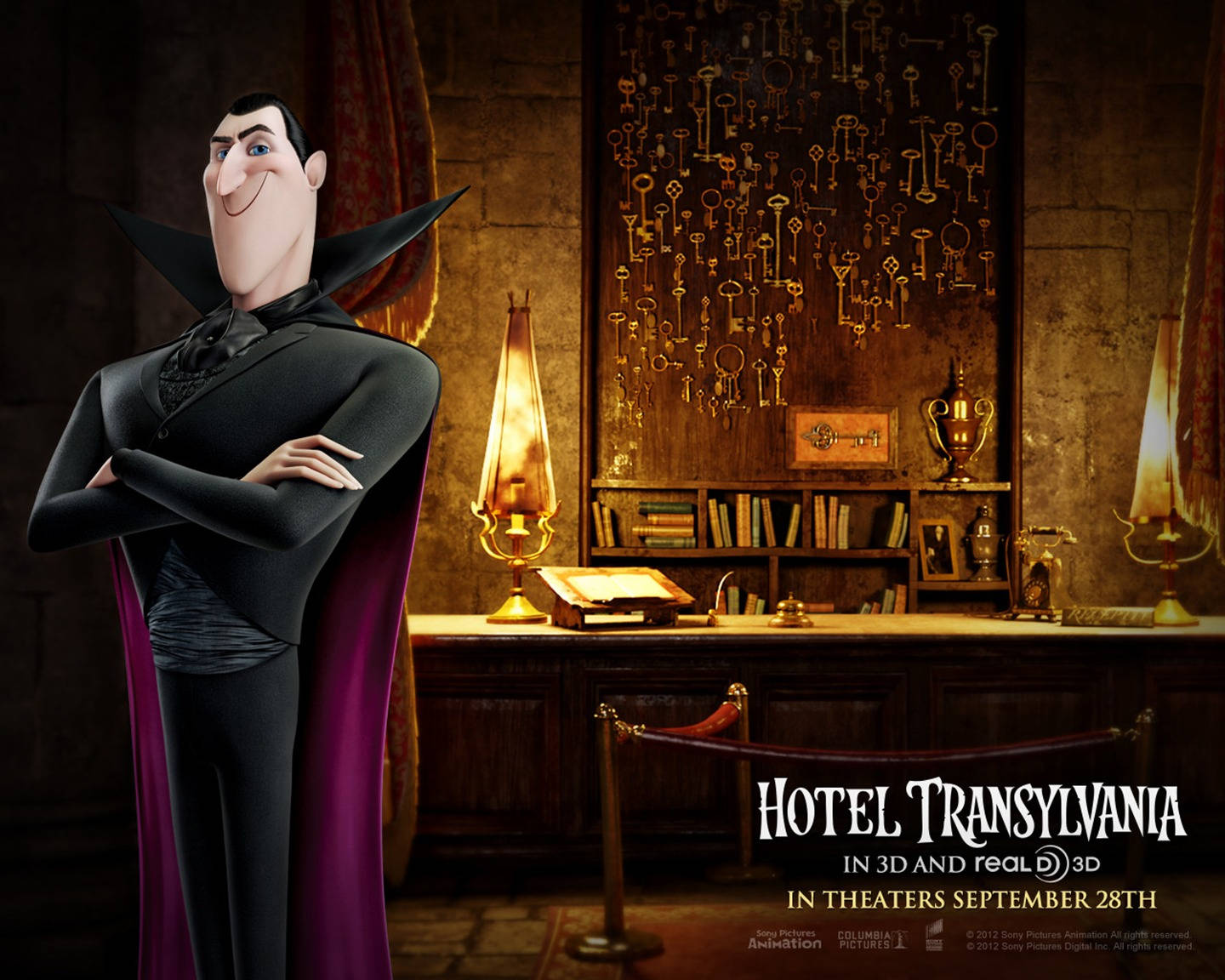 Count Dracula From Hotel Transylvania Background