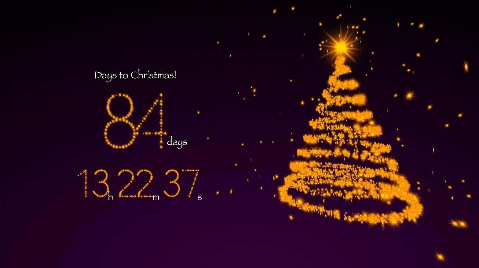 Countdown To The Most Wonderful Time Of The Year Background