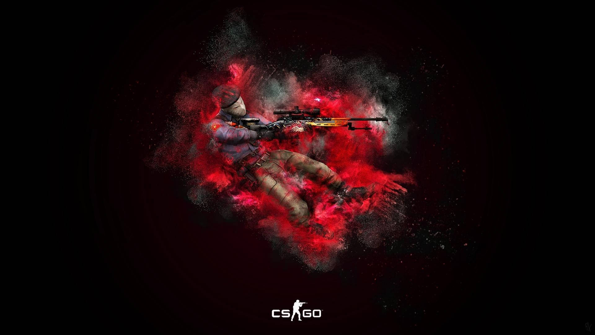 Counter Strike Global Offensive Red Background