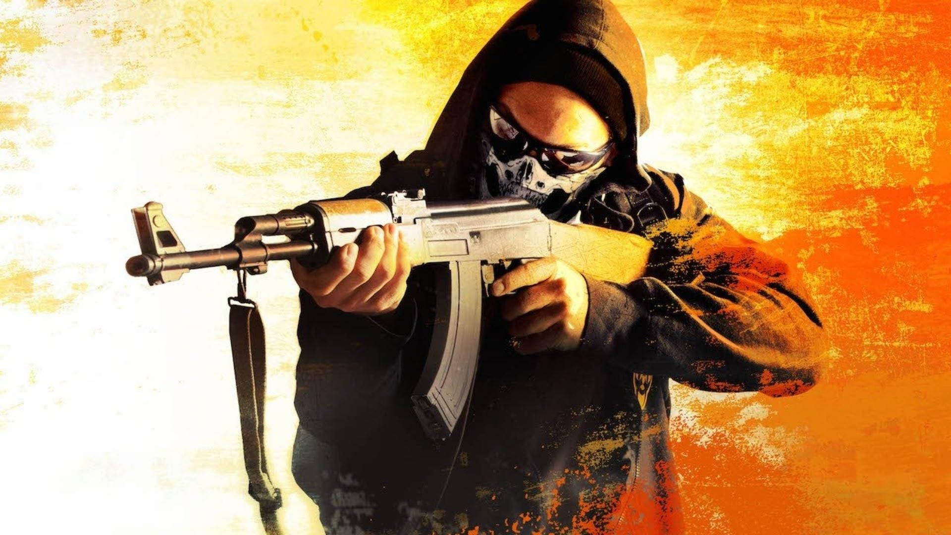 Counter Strike Global Offensive Skull Background