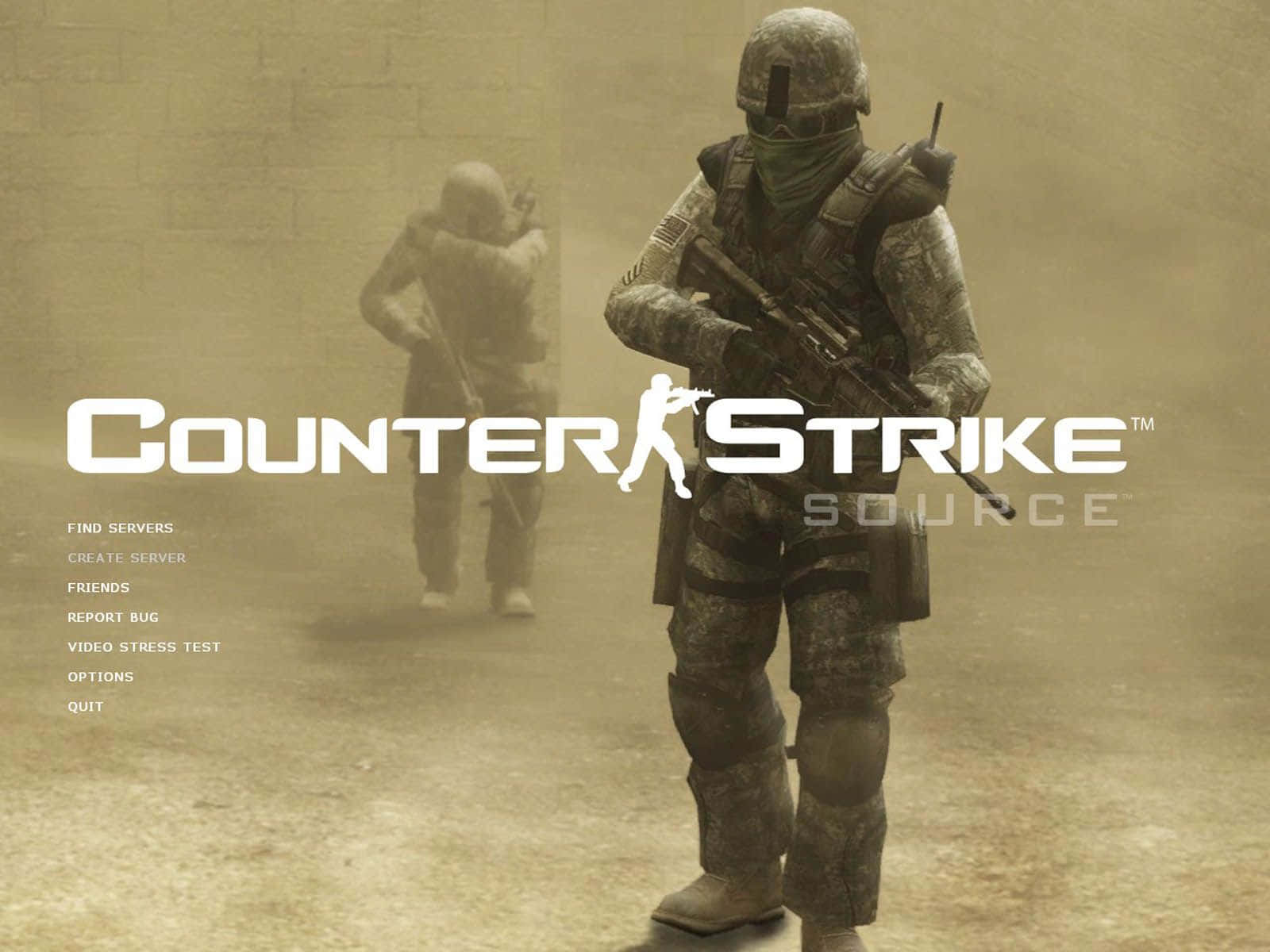 Counter Strike Source Lobby Screen Desert