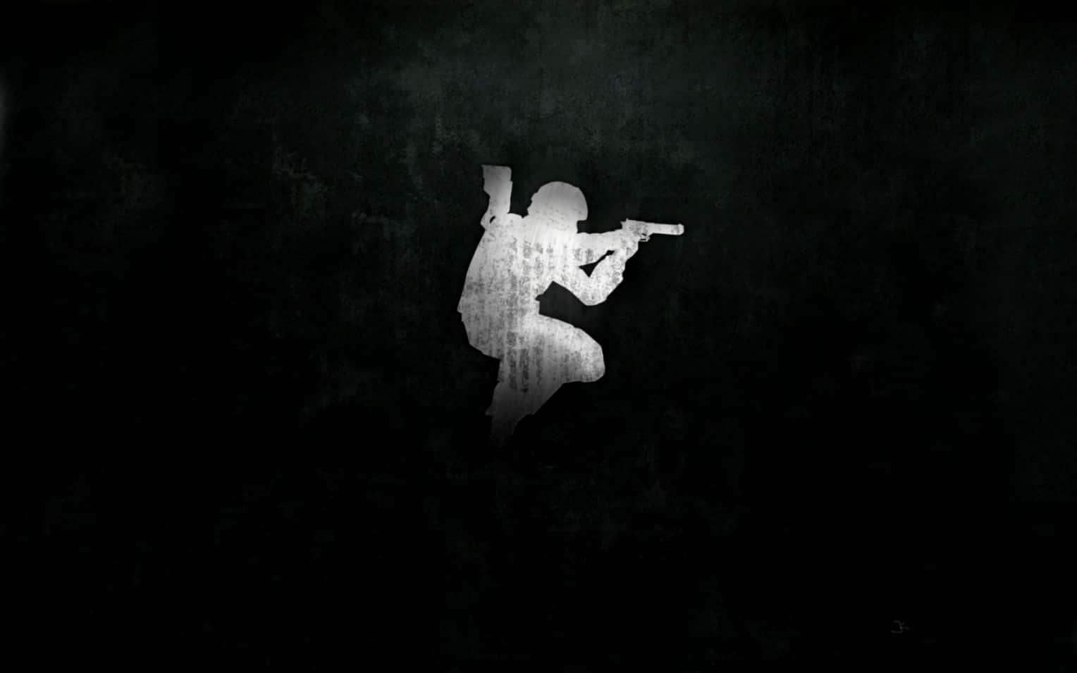 Counter Strike Source Stencil Art Background