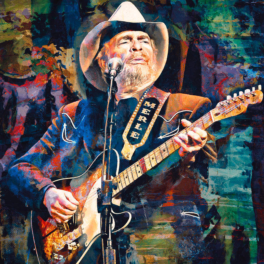 Country Legend Singer Merle Haggard Background