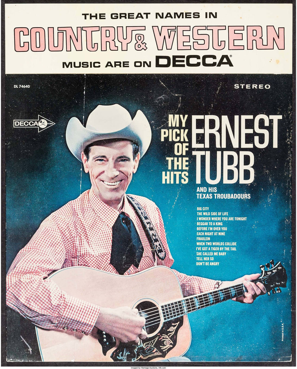 Country Music Hits Ernest Tubb