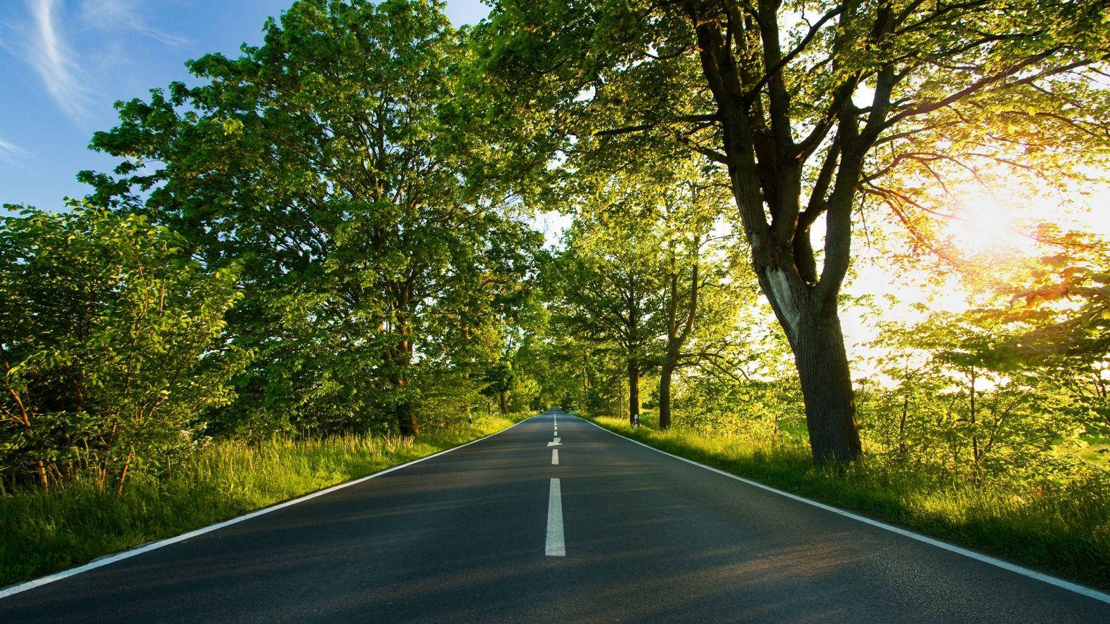 Country Road Full Hd 1600x900 Background