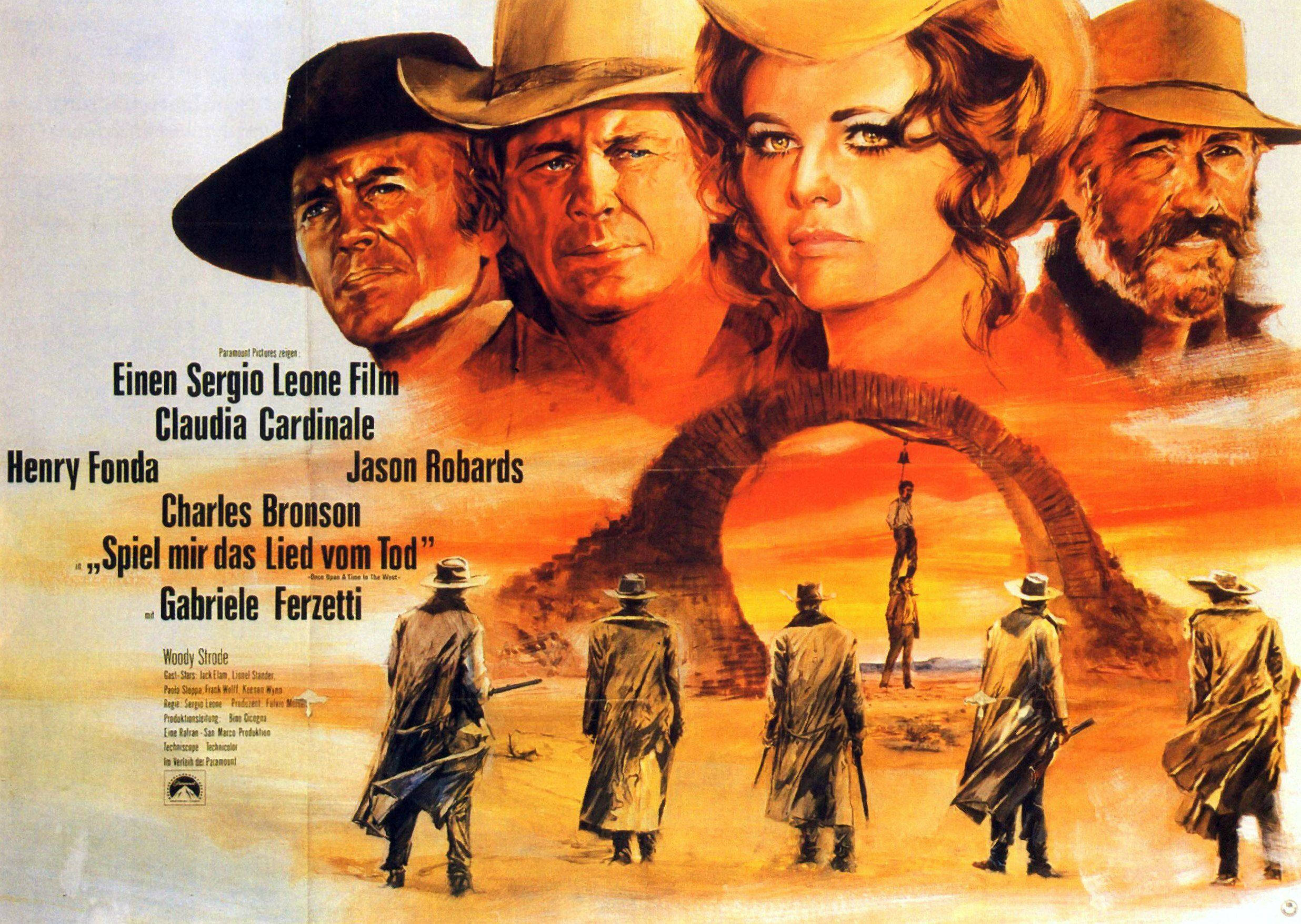 Country Western Film Poster Background