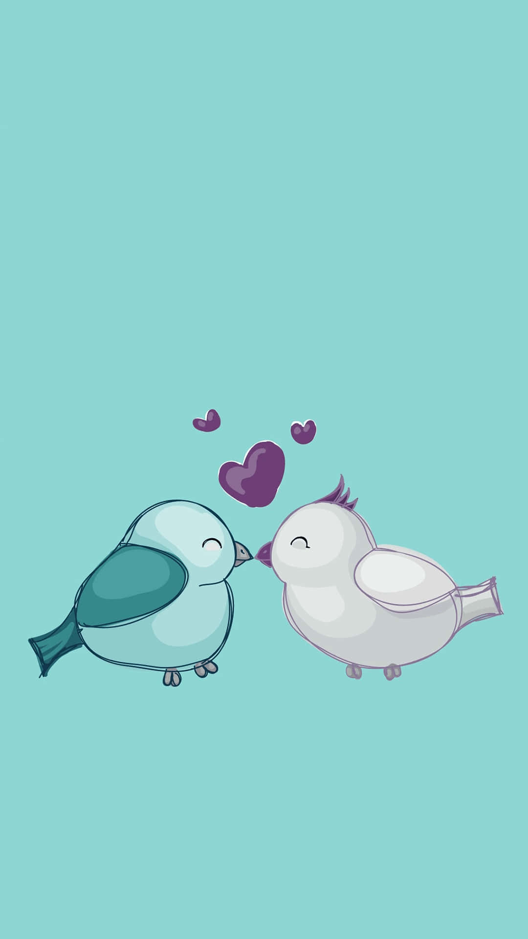 Couple Bird Iphone Art