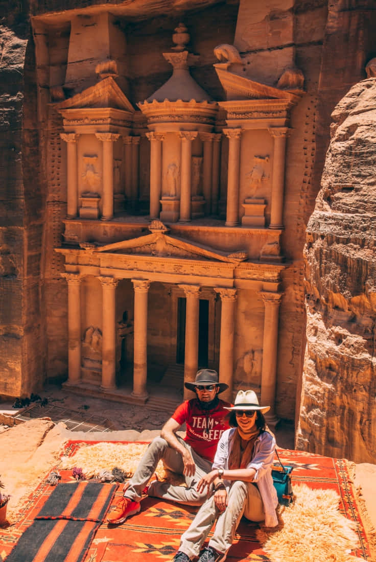 Couple By The Petra Infrastructure