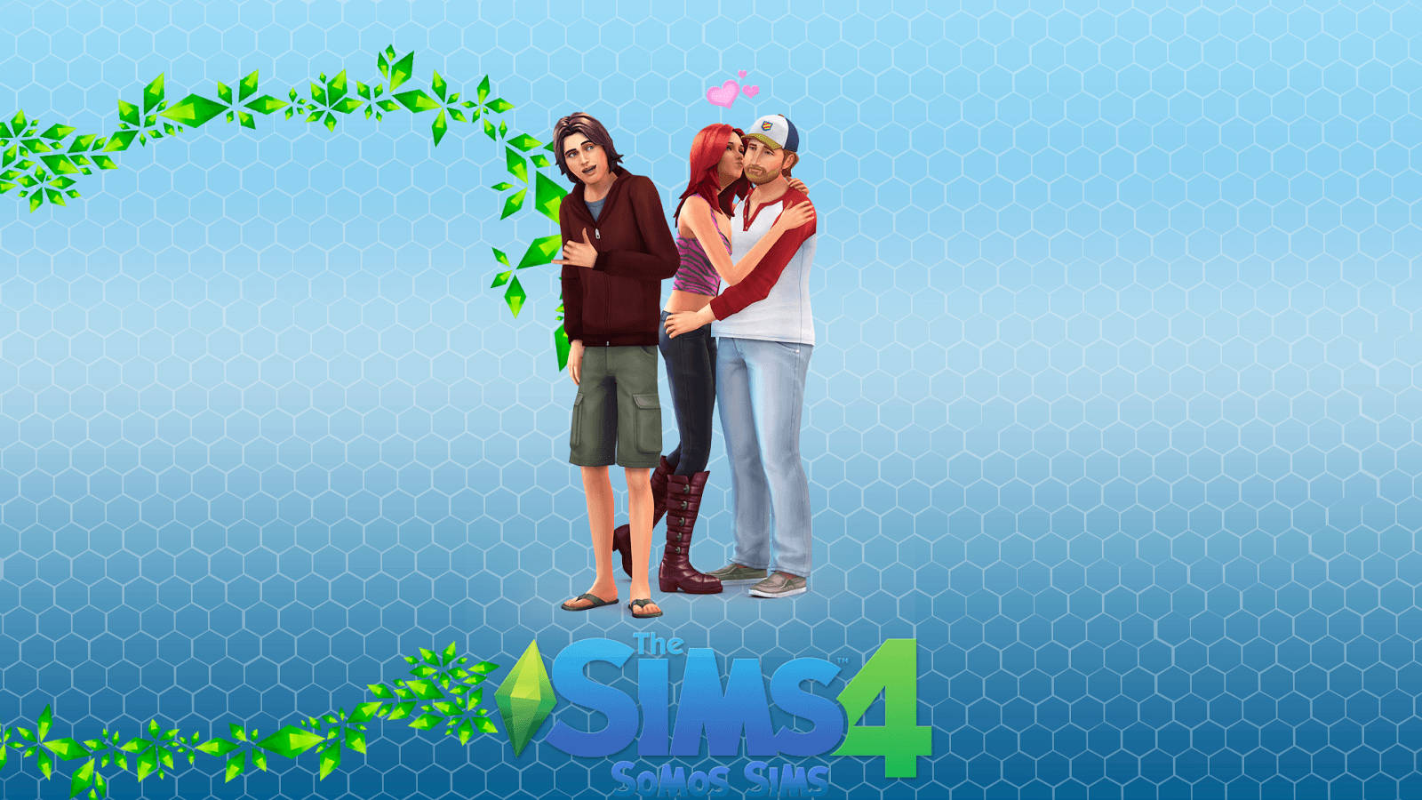 Couple Hugging The Sims