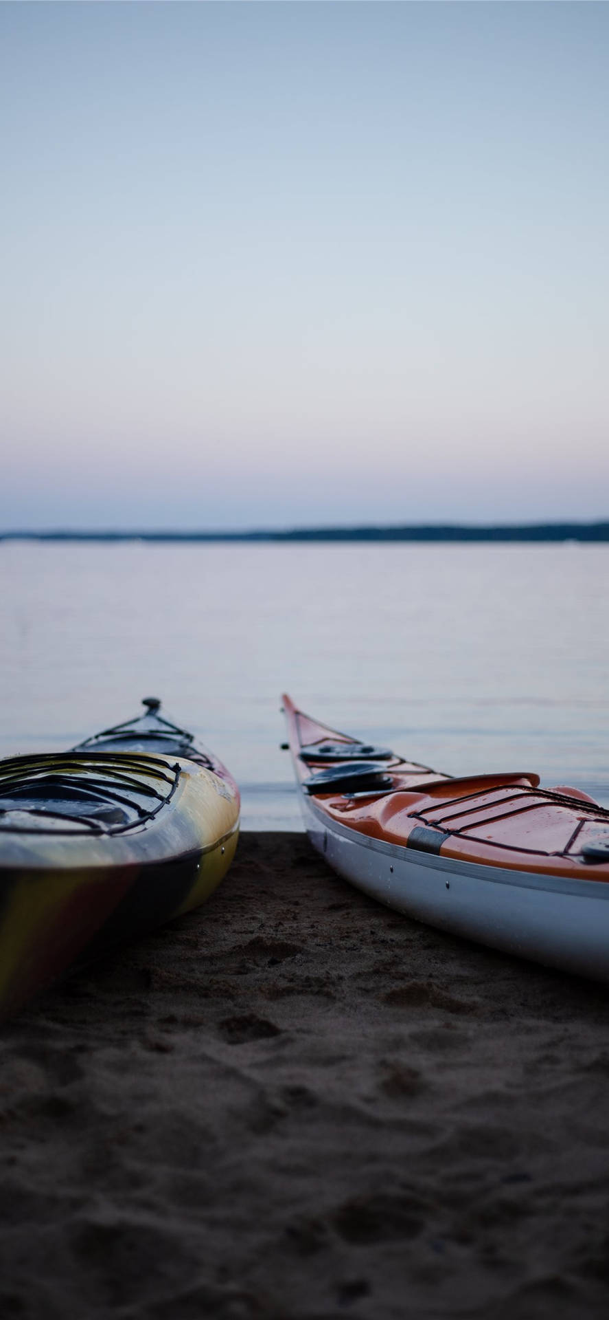 Couple Of Kayaking Equipment Background