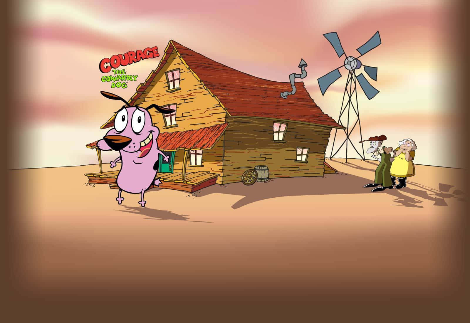 Courage The Cowardly Dog Bagge Farmhouse Background