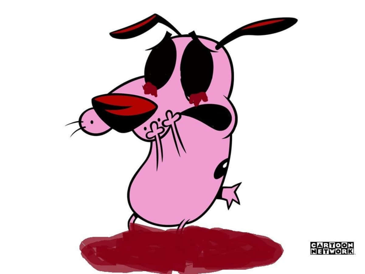 Courage The Cowardly Dog Bloody Eyes Background