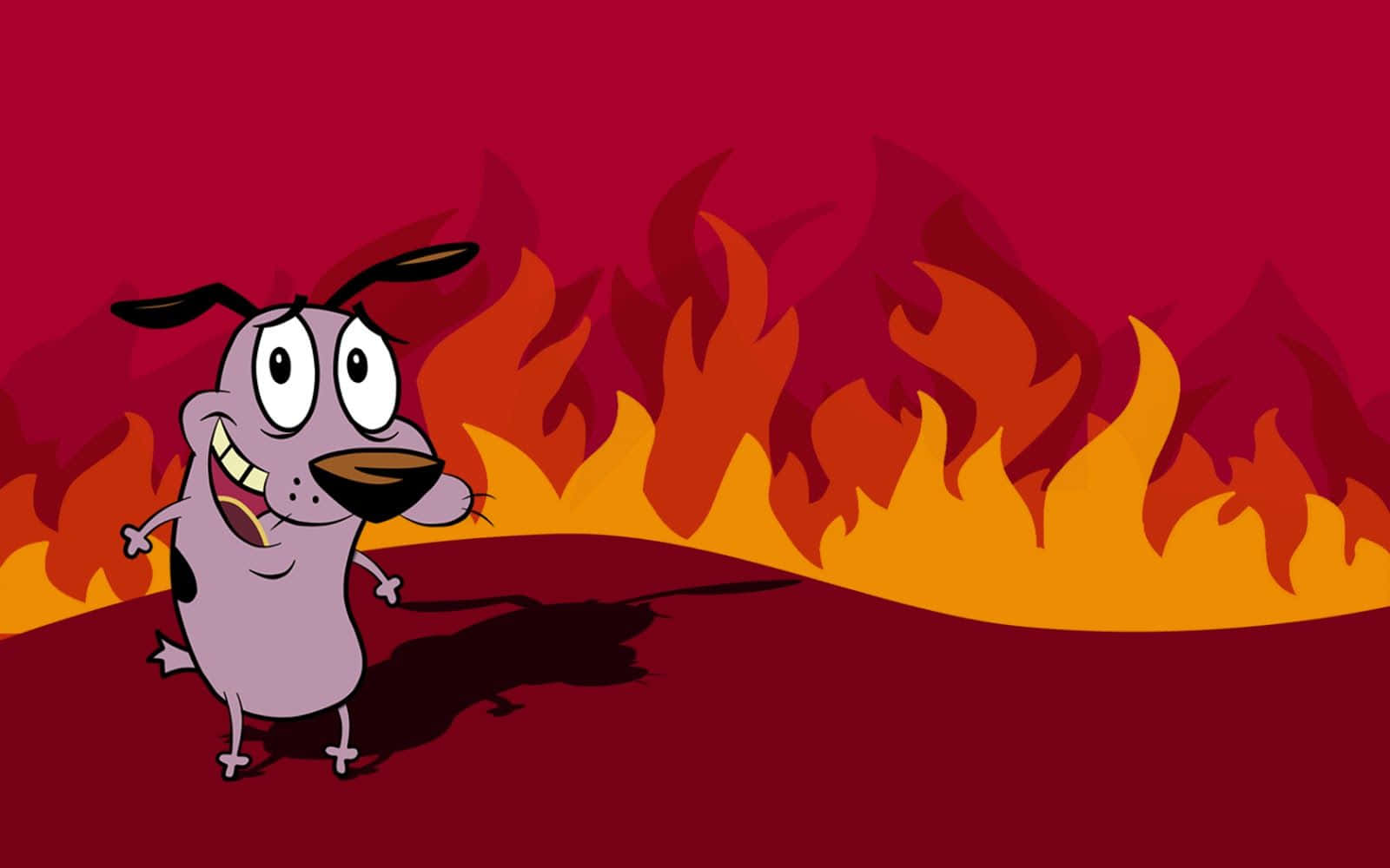 Courage The Cowardly Dog Burning