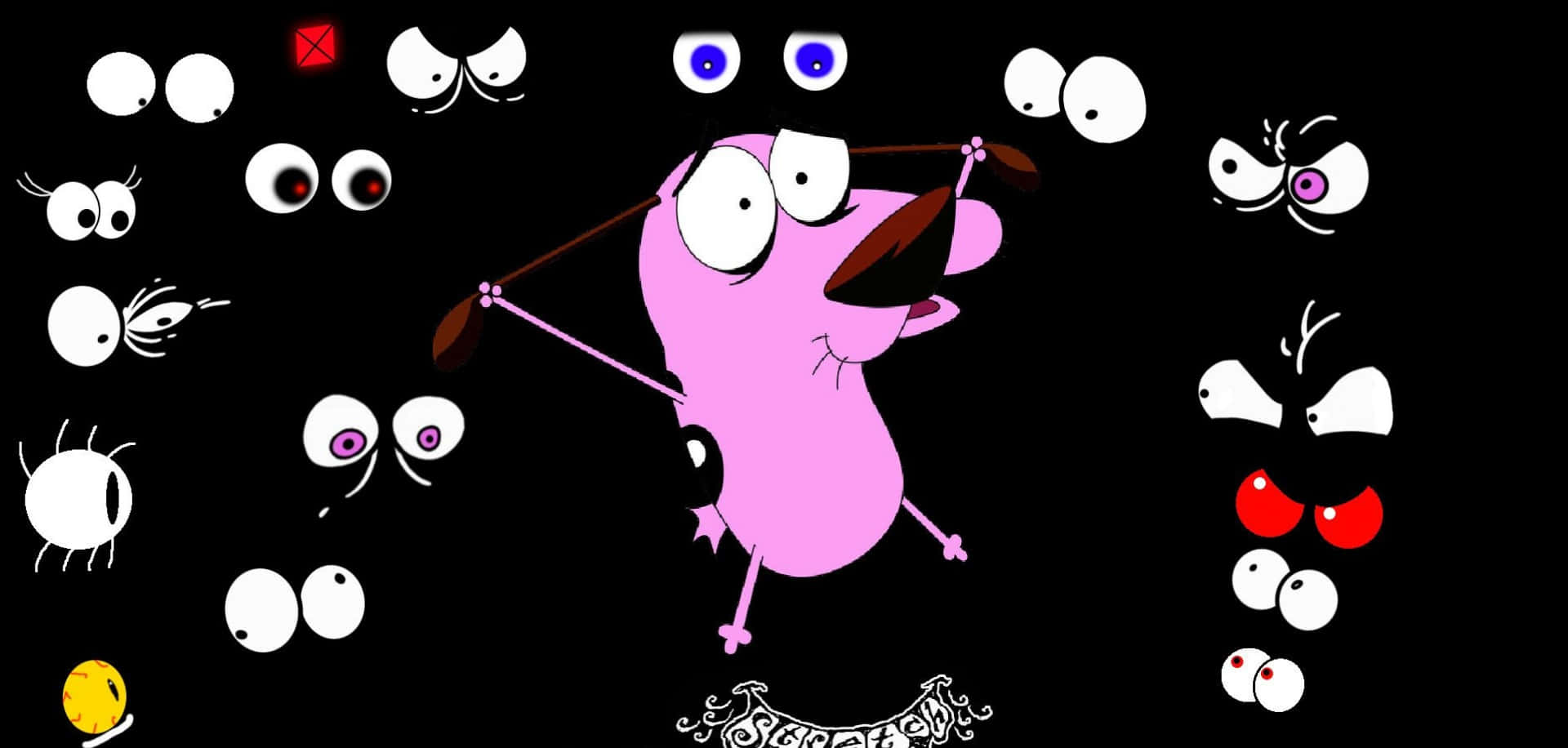 Courage The Cowardly Dog Is A Beloved Cartoon Icon! Background