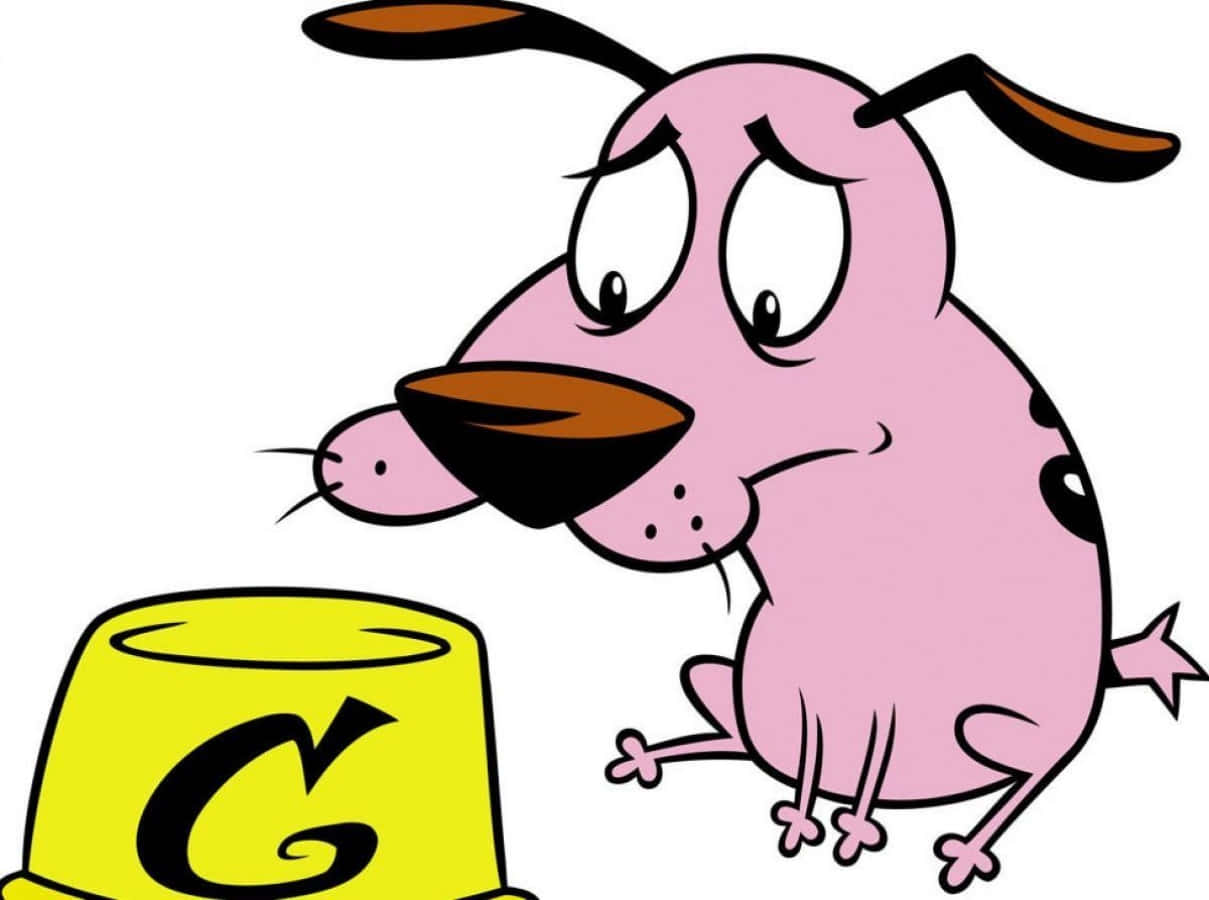 Courage The Cowardly Dog Proves That Even The Bravest Of Us Can Get Scared Background