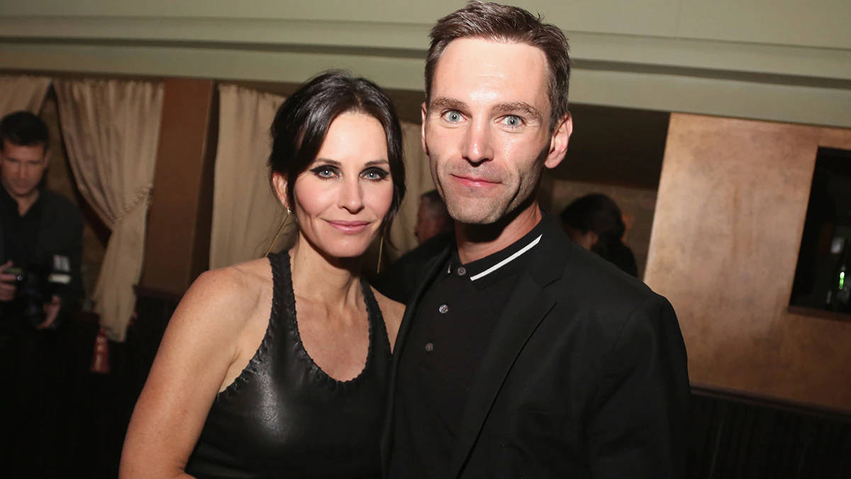 Courteney Cox With A Guy