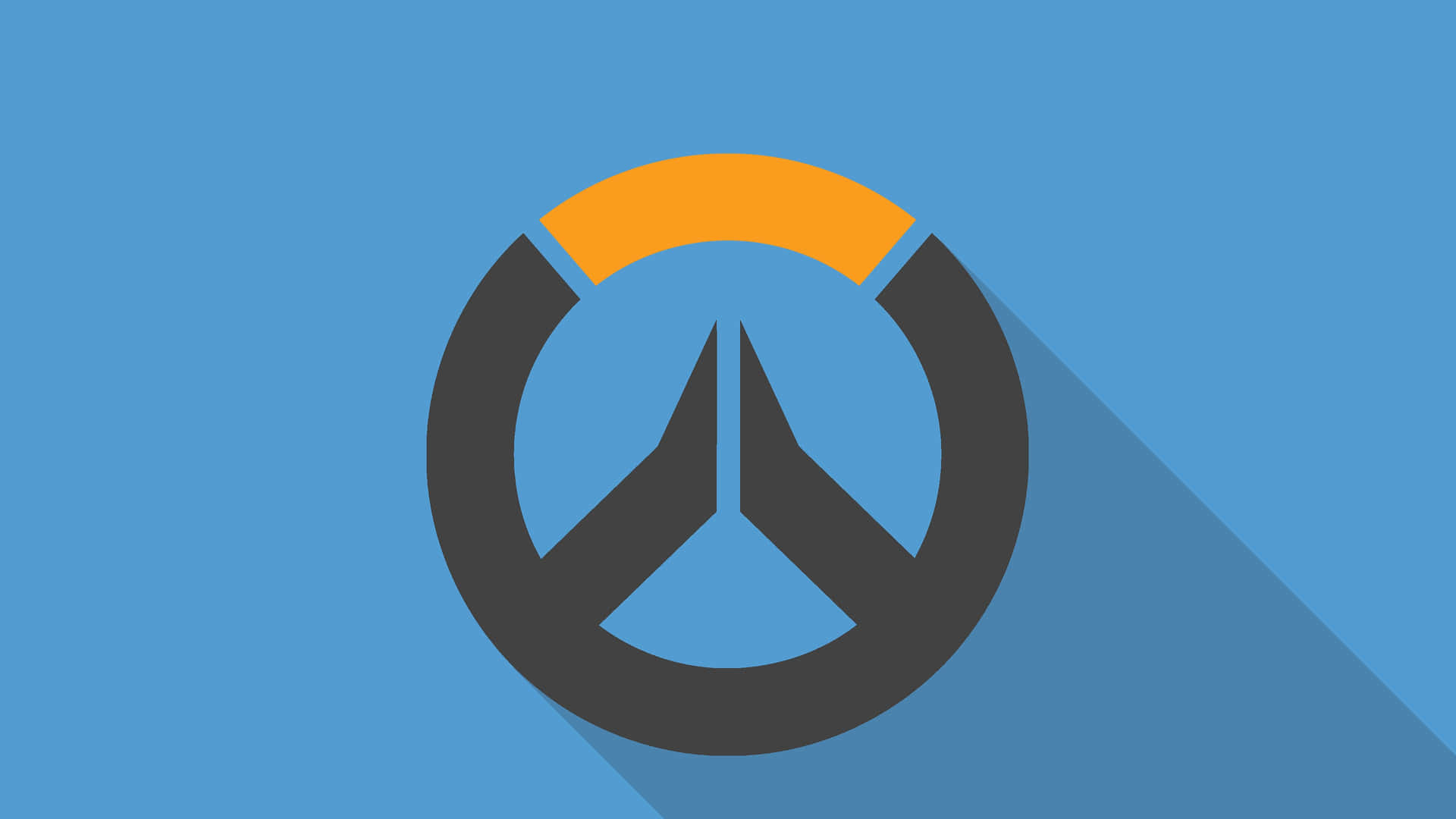 Covering The Wall With Overwatch Minimalist Graffiti Background