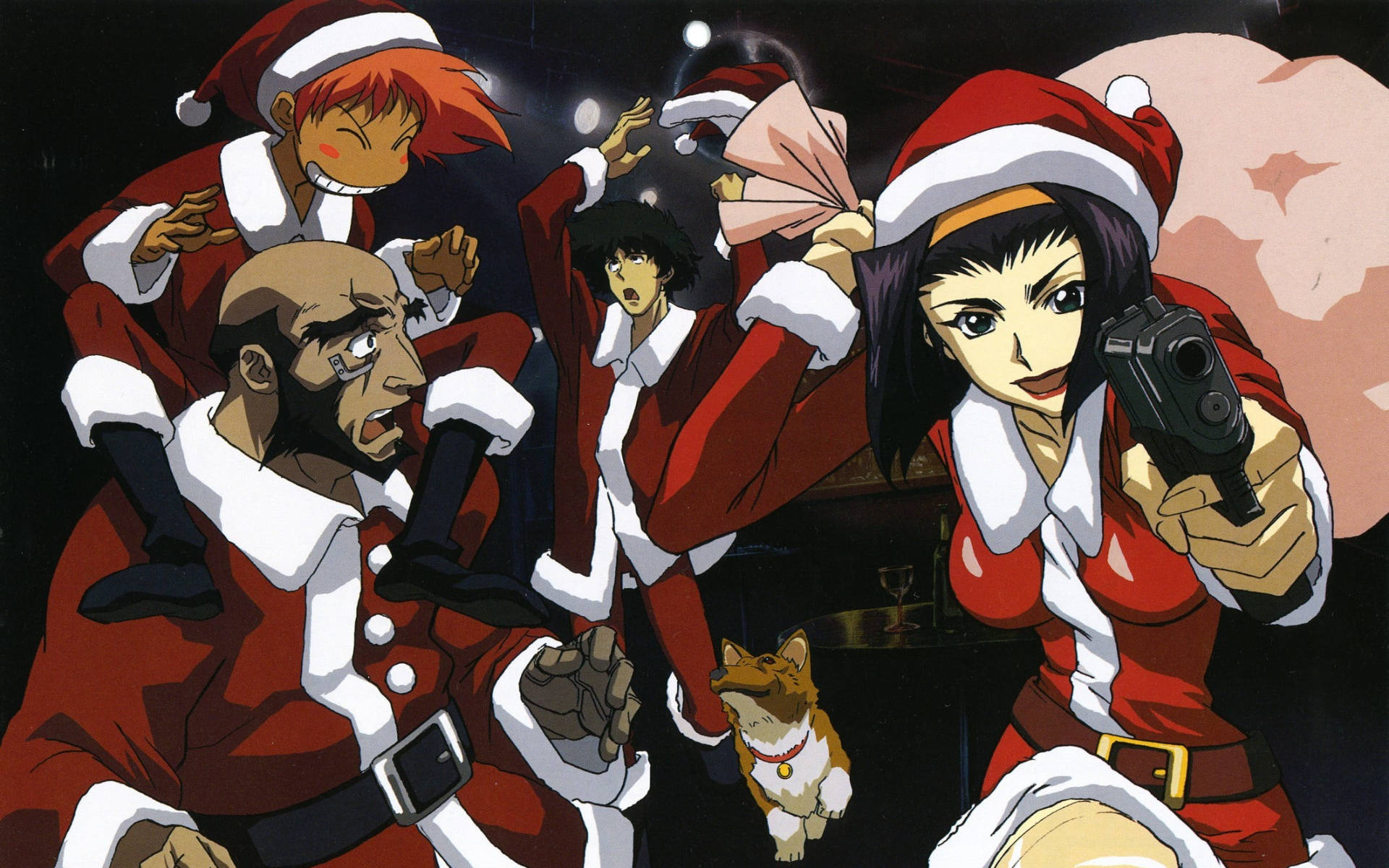 Cowboy Bebop Anime Christmas Background