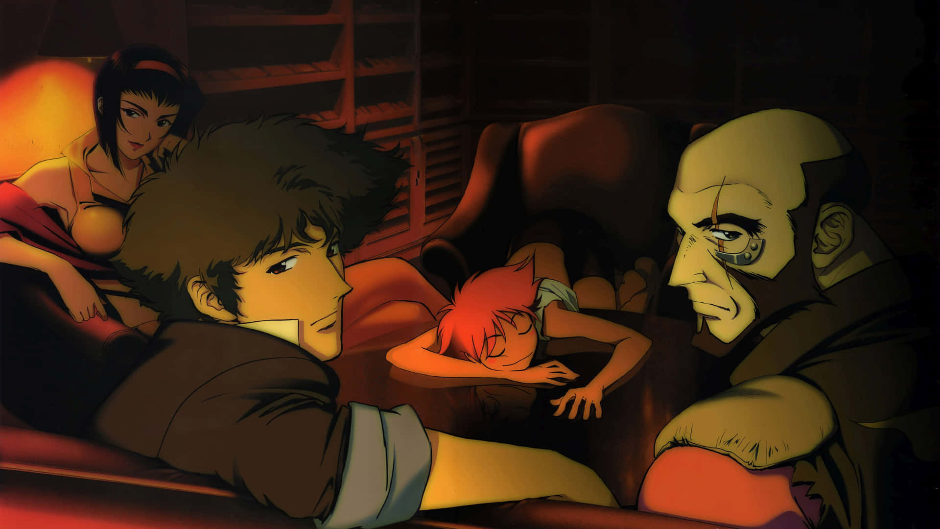 Cowboy Bebop Crewin Lounge Background
