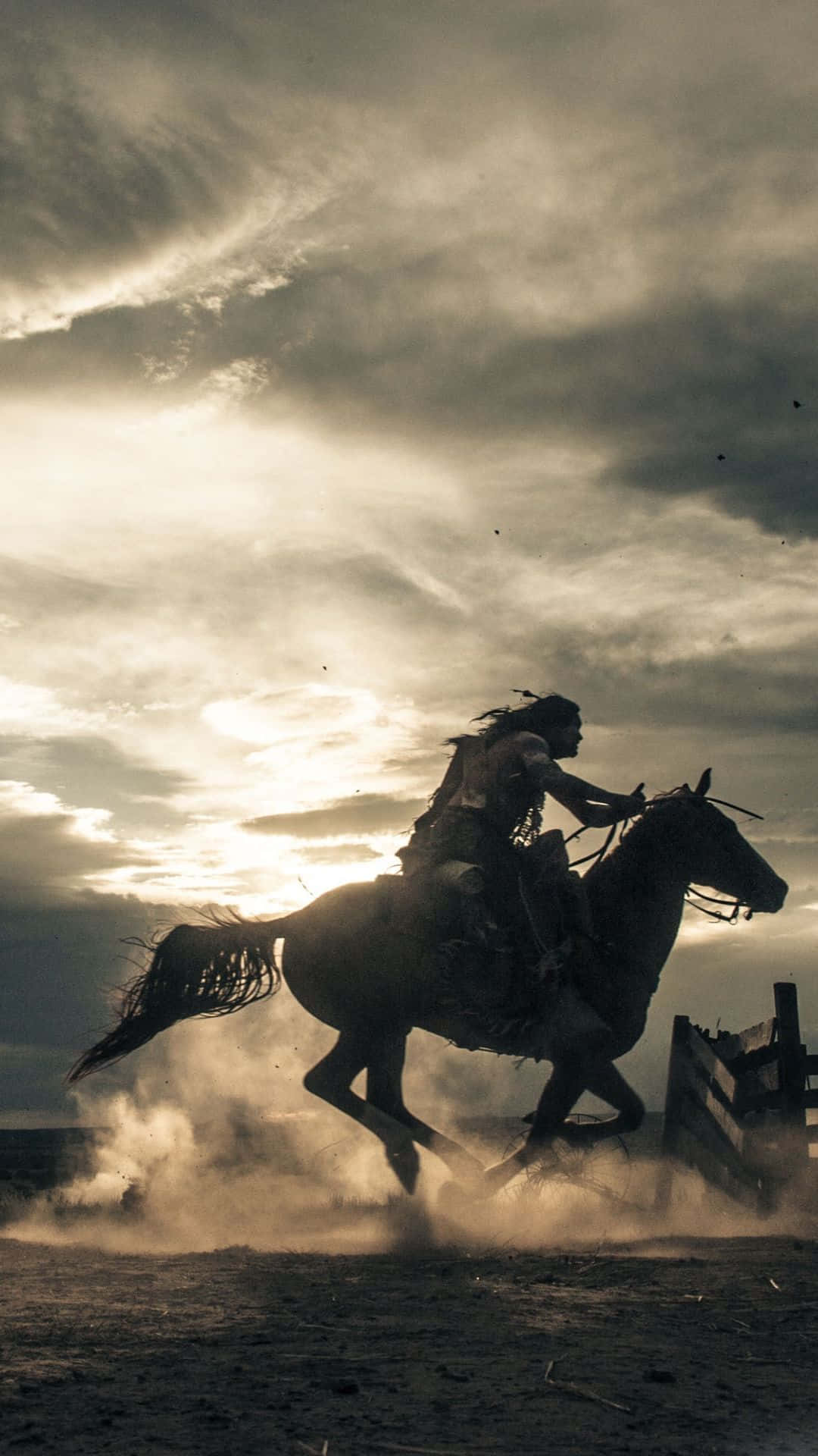Cowboy Meets Technology Background