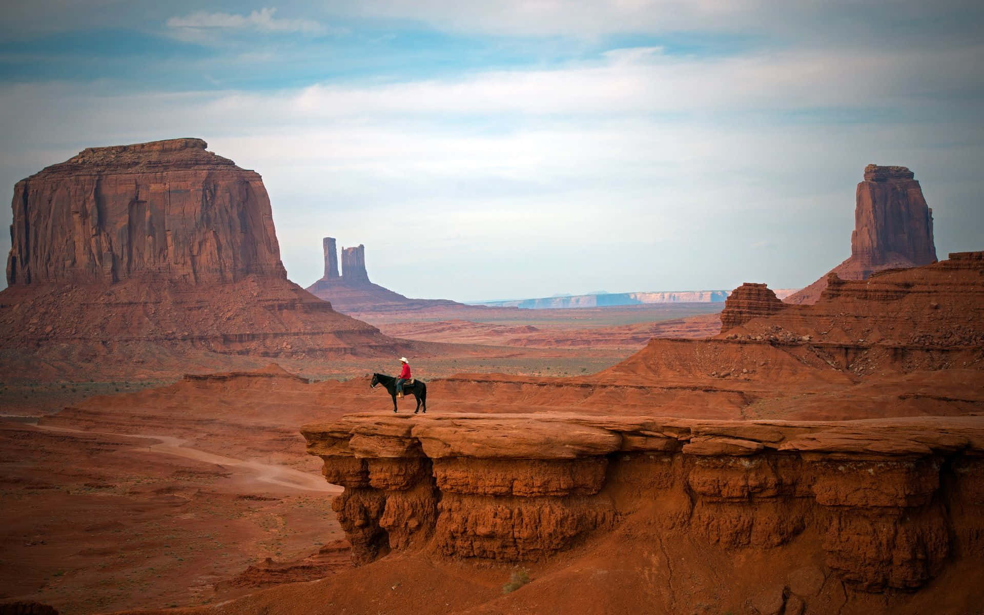 Cowboys And Cowgirls Out On The Range Background
