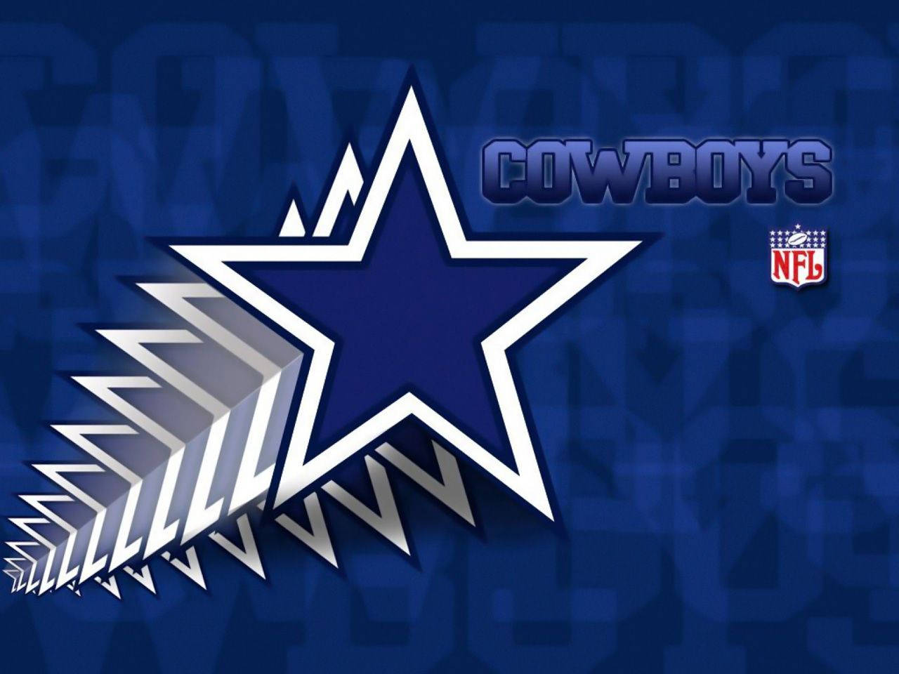 Cowboys Star Digital Art Background