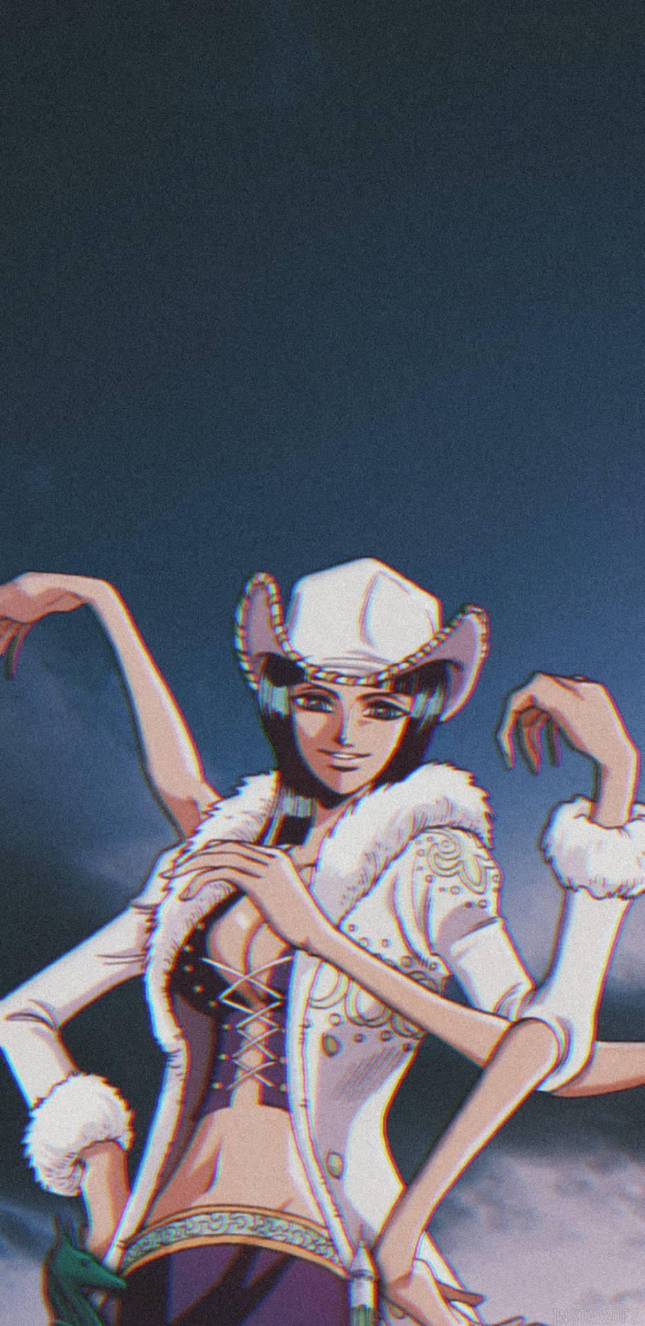Cowgirl Nico Robin One Piece Background