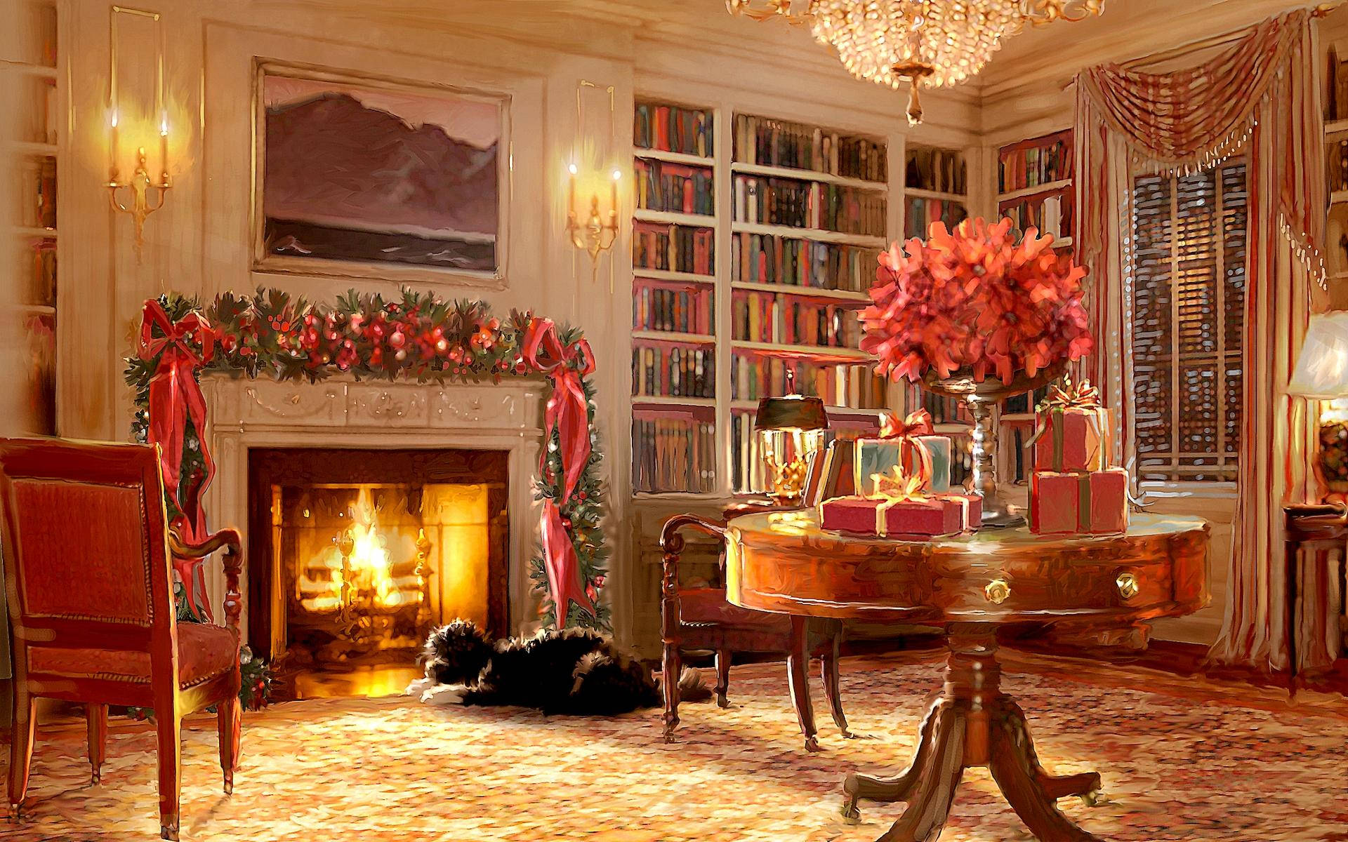 Cozy And Beautiful Christmas Illustration