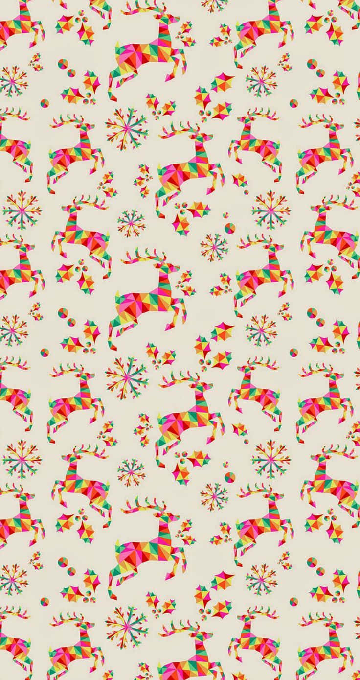 Cozy Boho Christmas Vibes Background