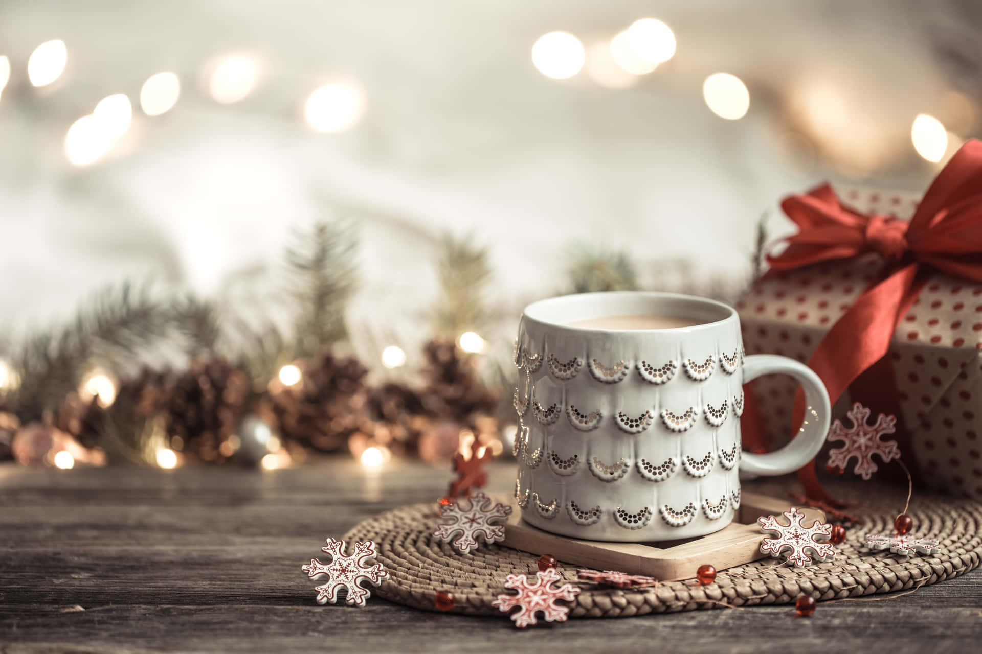 Cozy Christmas Christmas Mug Background