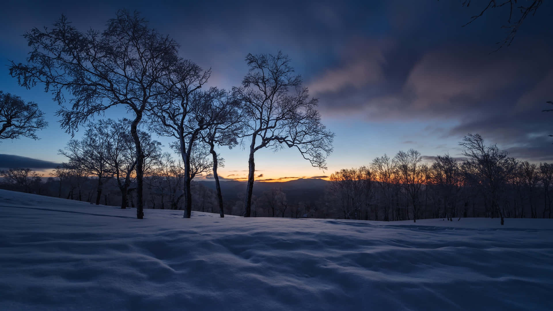 Cozy Up And Work Inside With A Winter Laptop Background