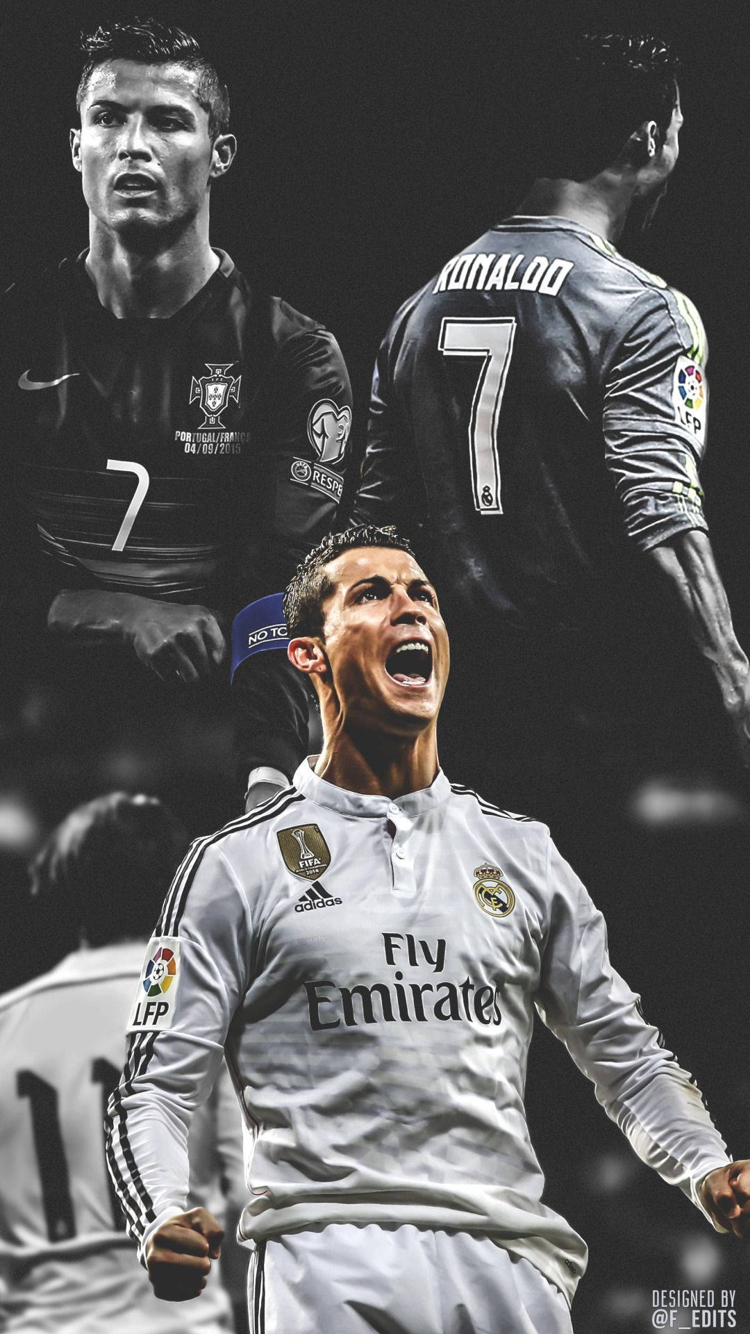 Cr7 Cool Profile Shots Background