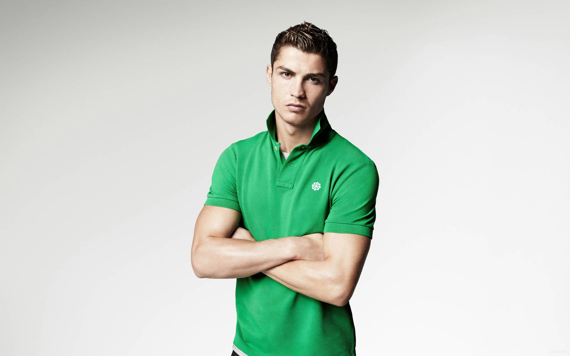 Cr7 Cristiano In Green Background