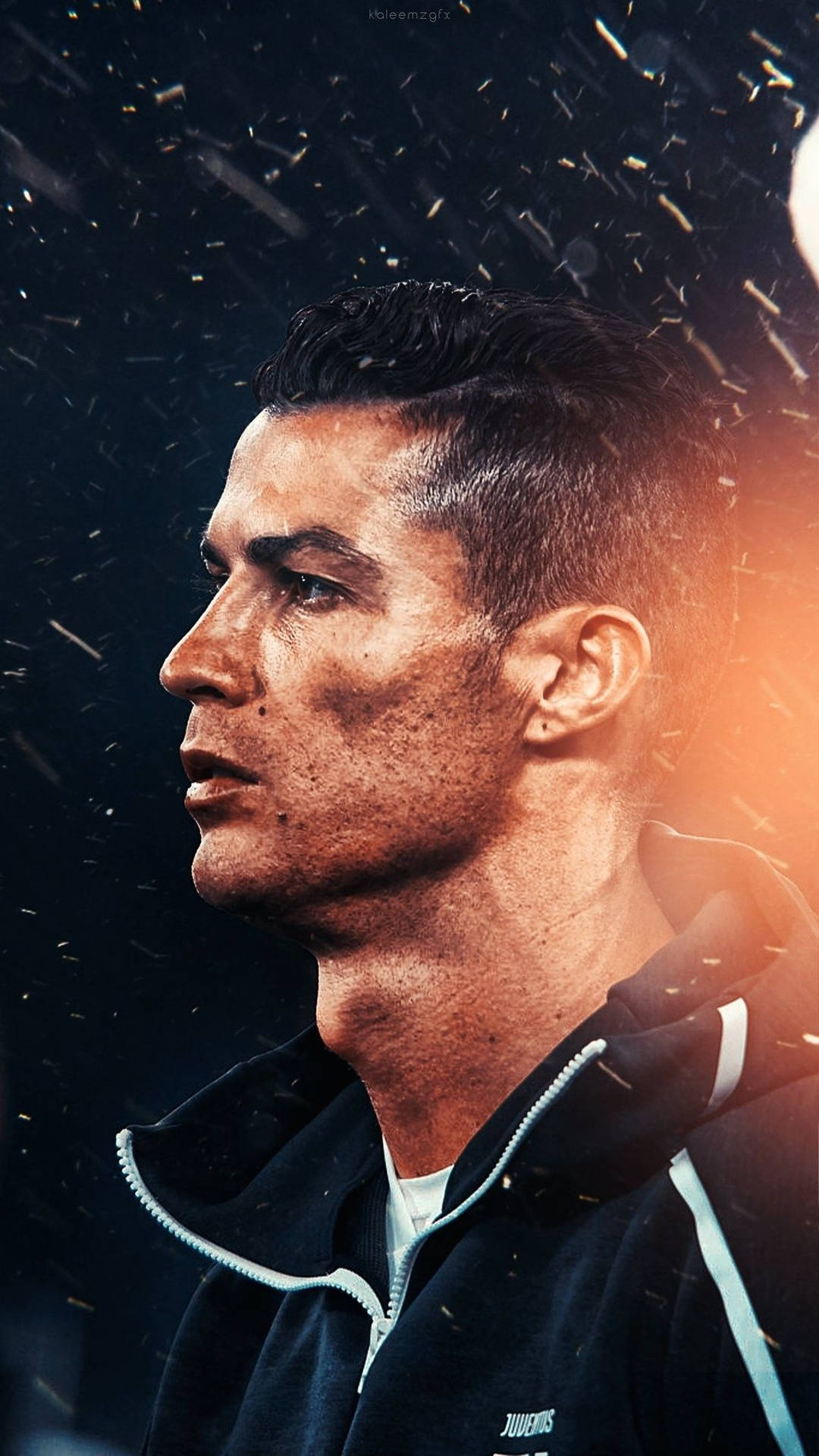 Cr7 Side Portrait Background