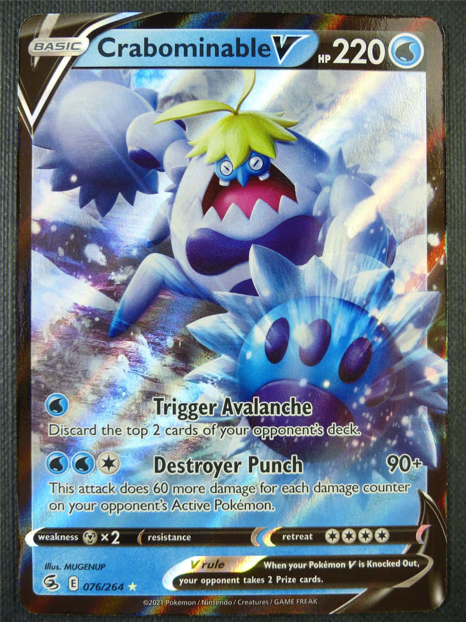 Crabominable Card With Dark Border