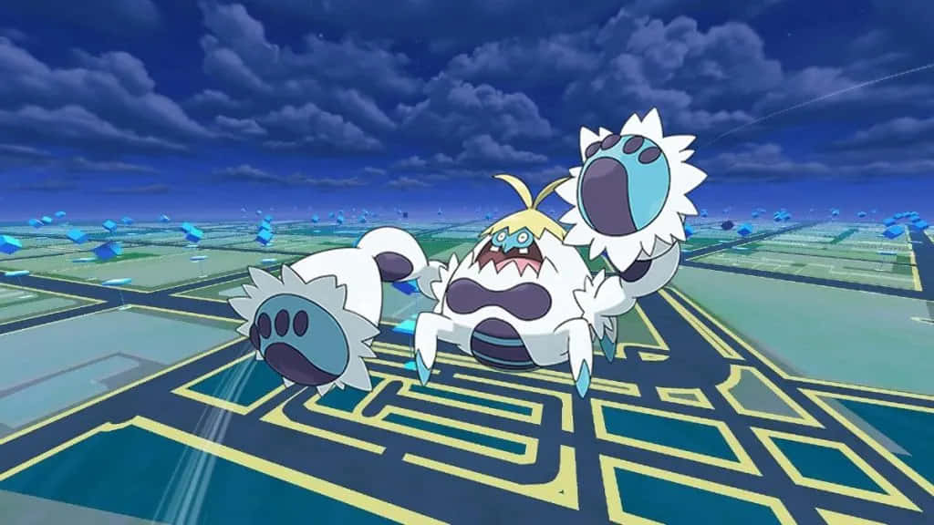 Crabominable In Night Map Background