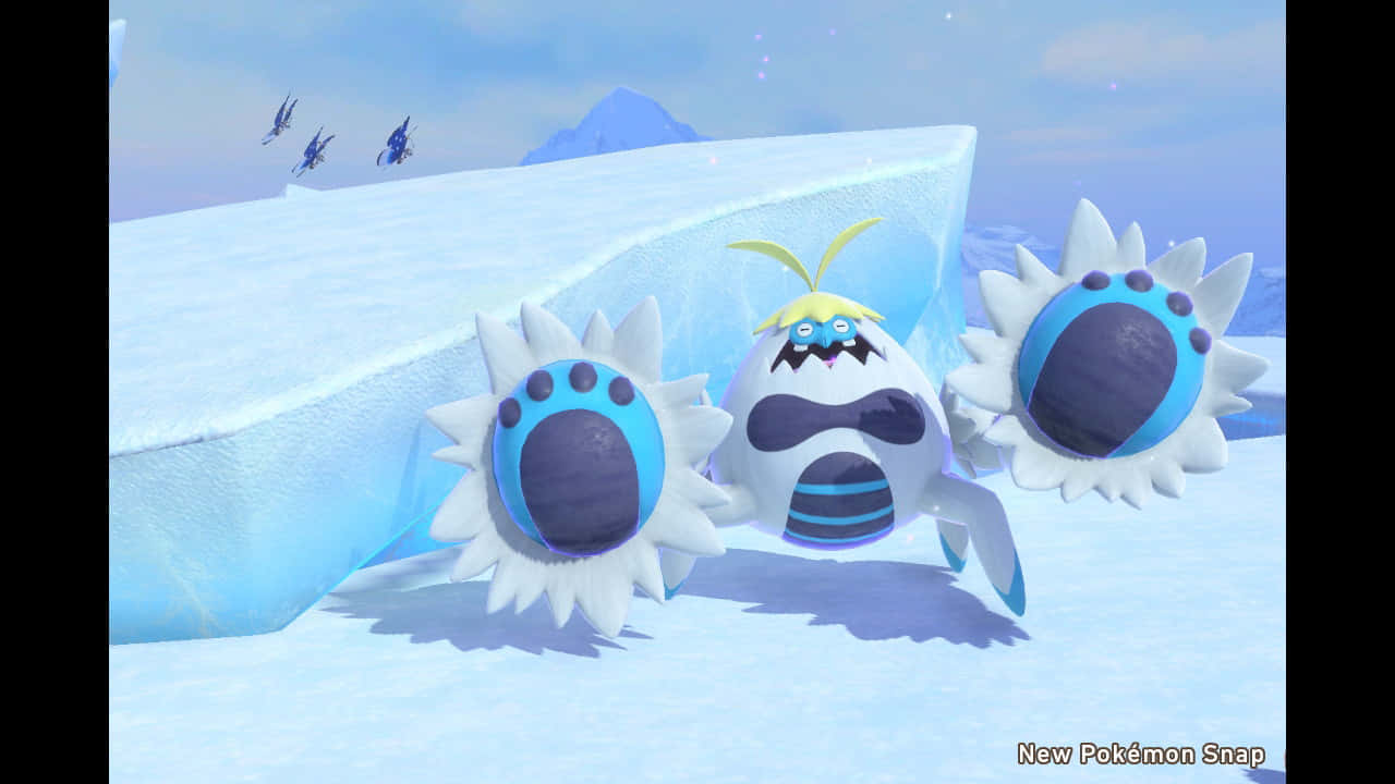 Crabominable With Iceberg Background