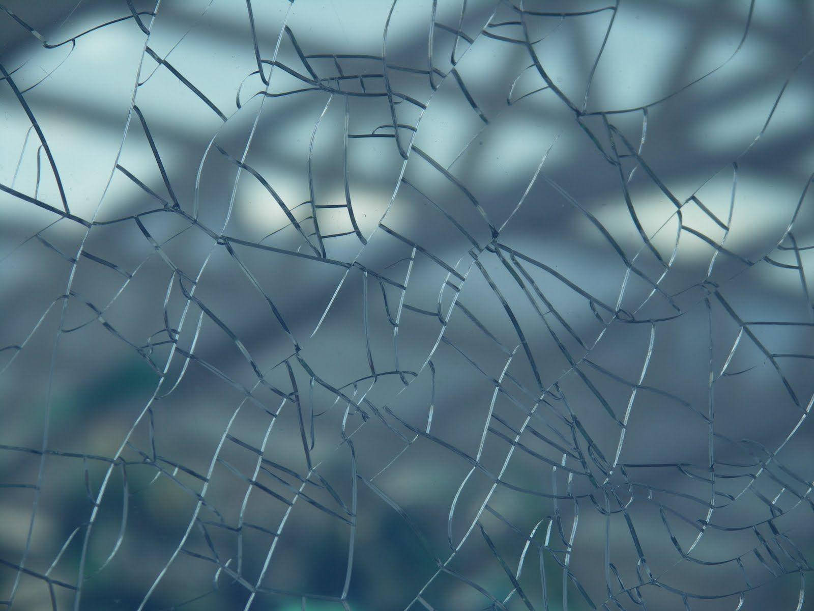 Cracked Computer Screen Geometric Cracks Background