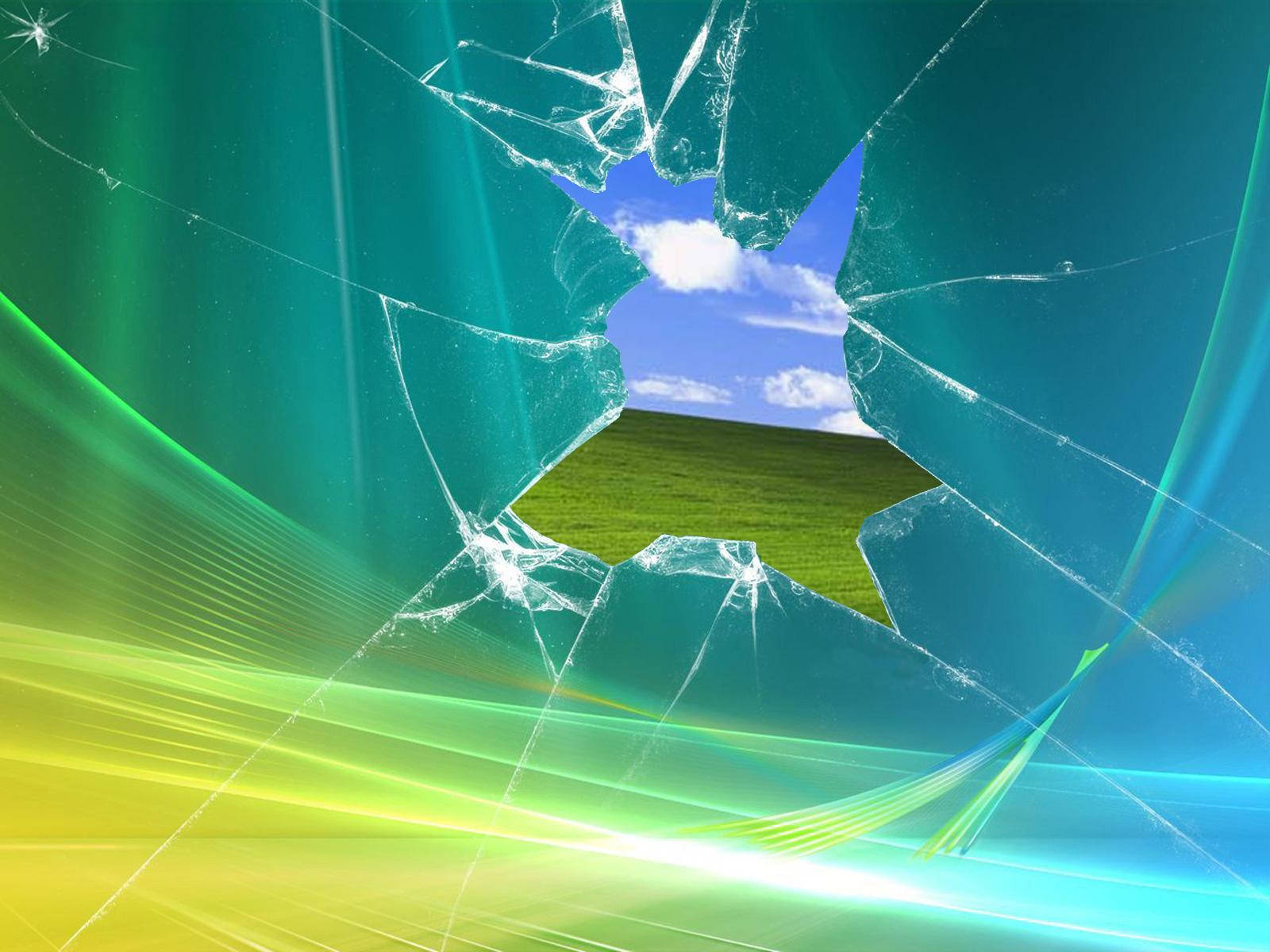 Cracked Screen Background Humor Background