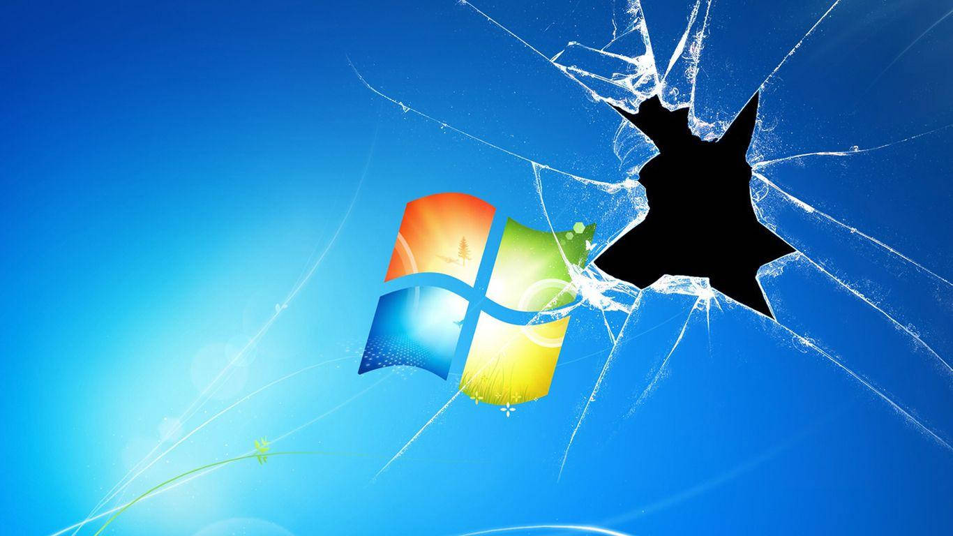 Cracked Windows Screen Coolest Desktop