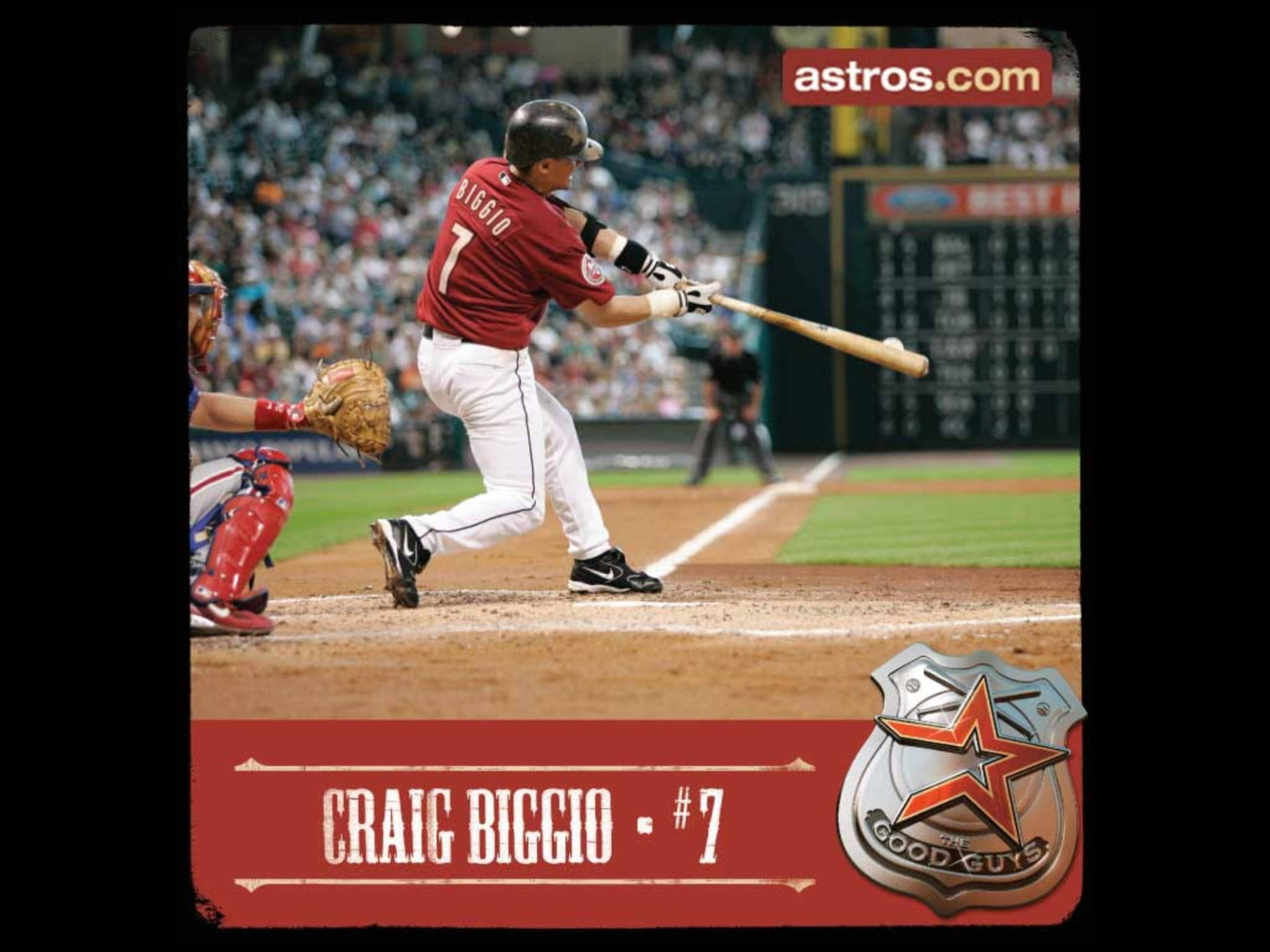 Craig Biggio Baseball Poster Background