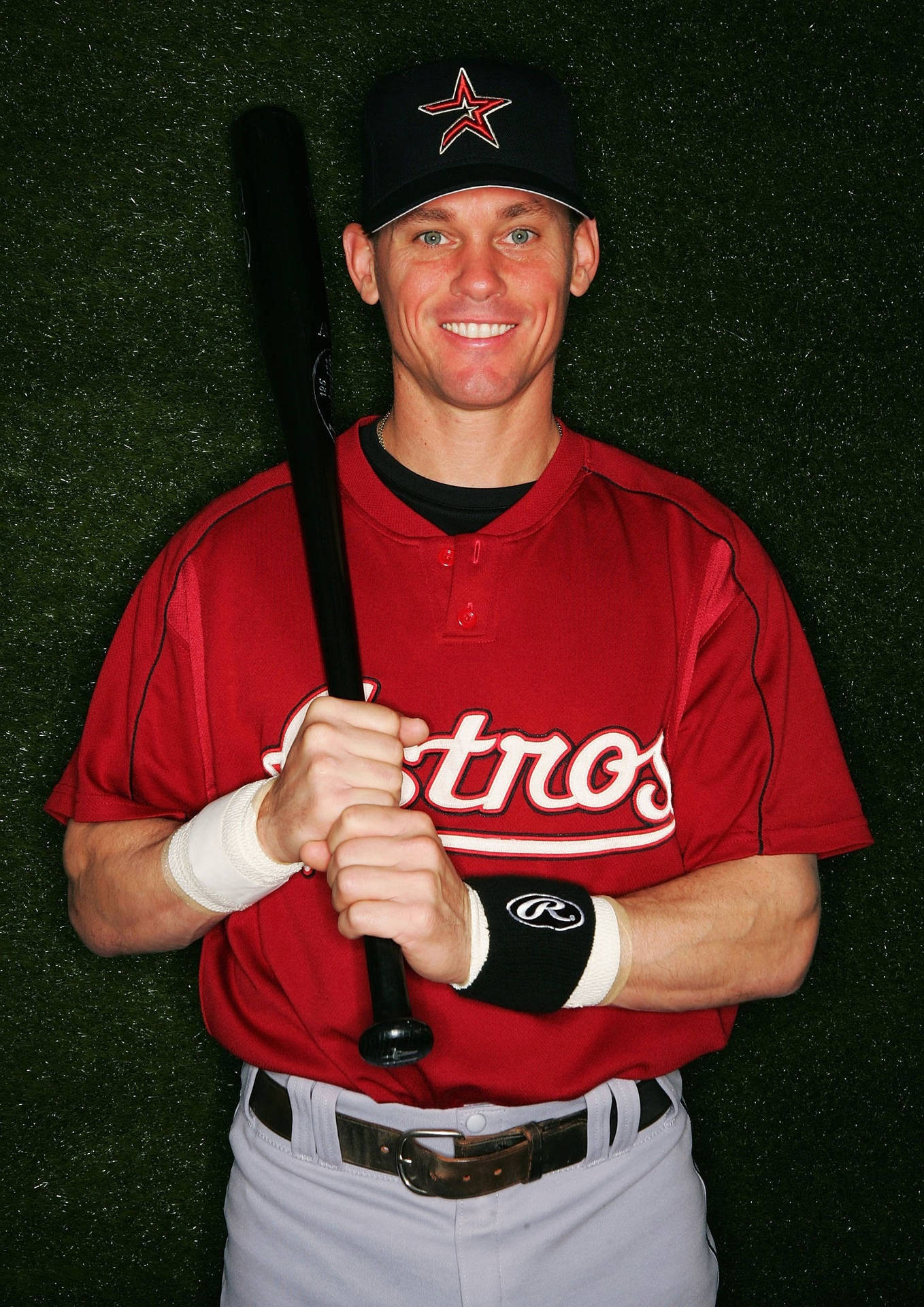 Craig Biggio Houston Astros Portrait Background