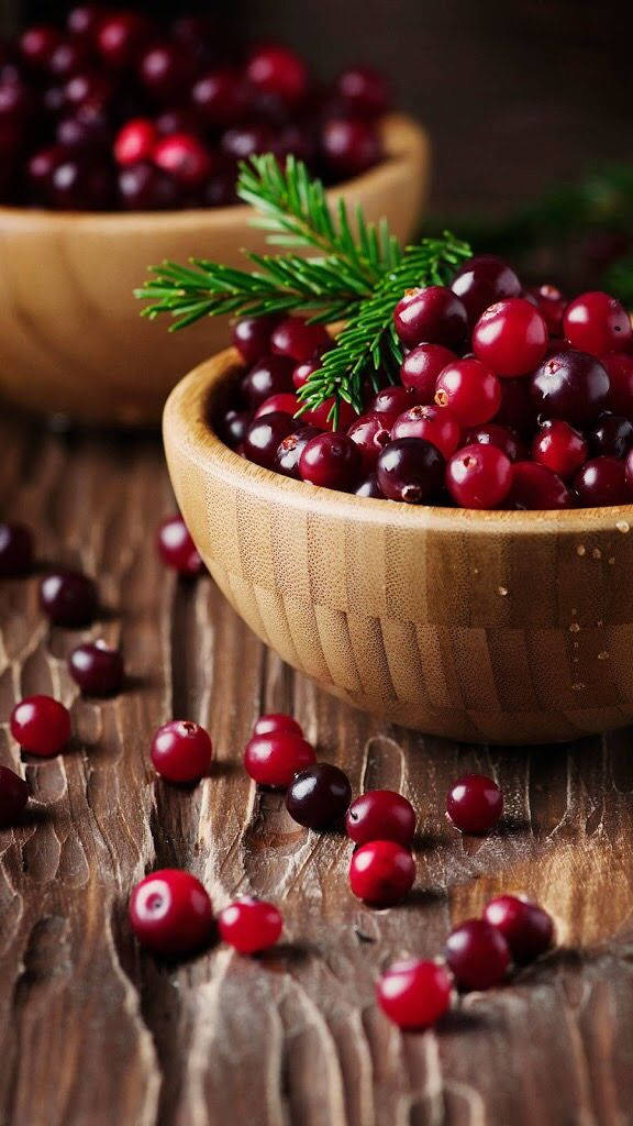 Cranberry Bitter And Sour Background