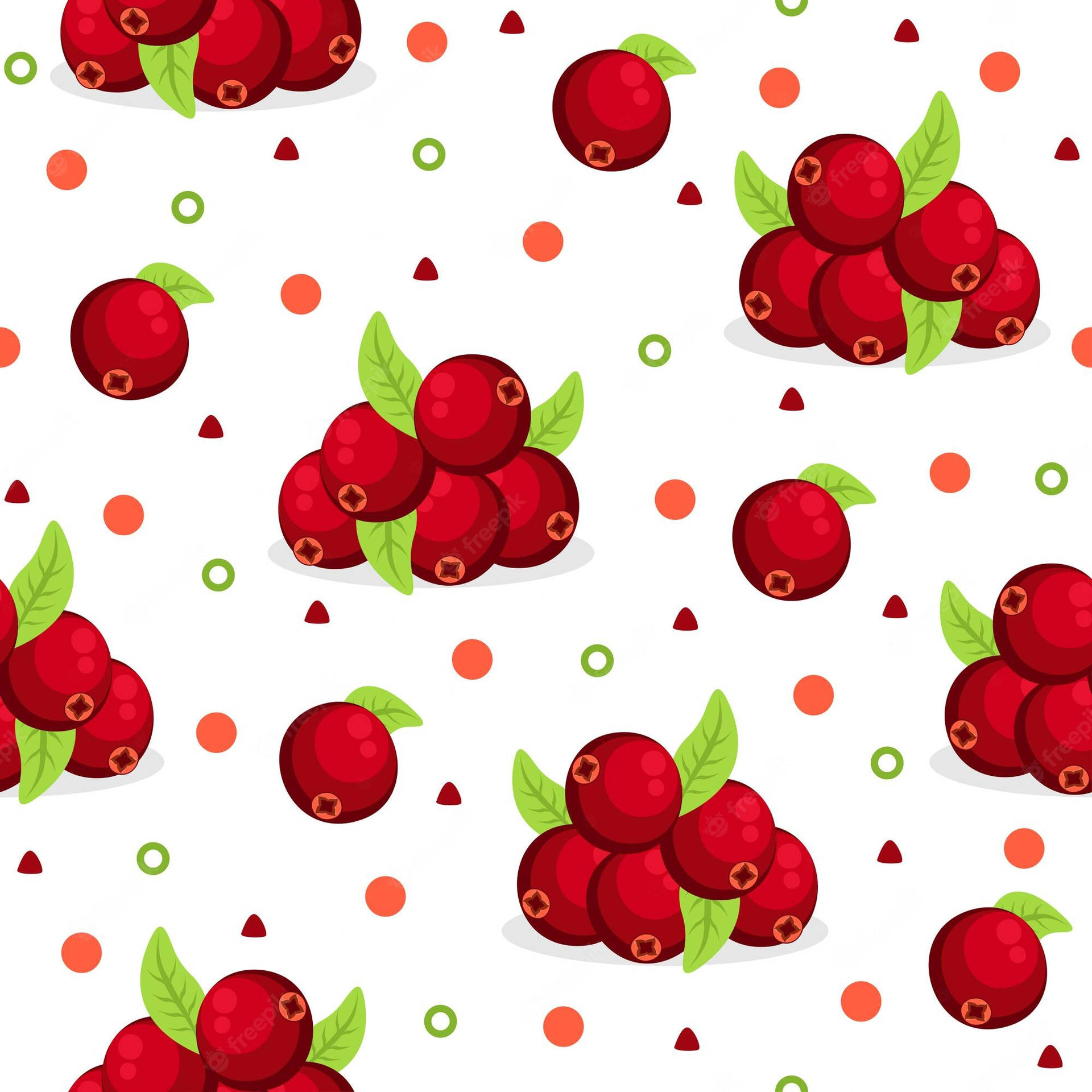 Cranberry Digital Artwork Background