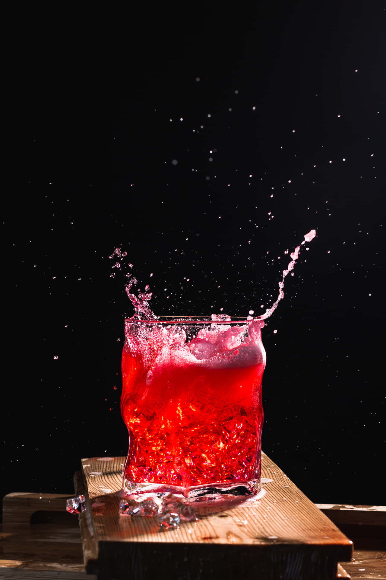 Cranberry Juice Cocktail In Splash