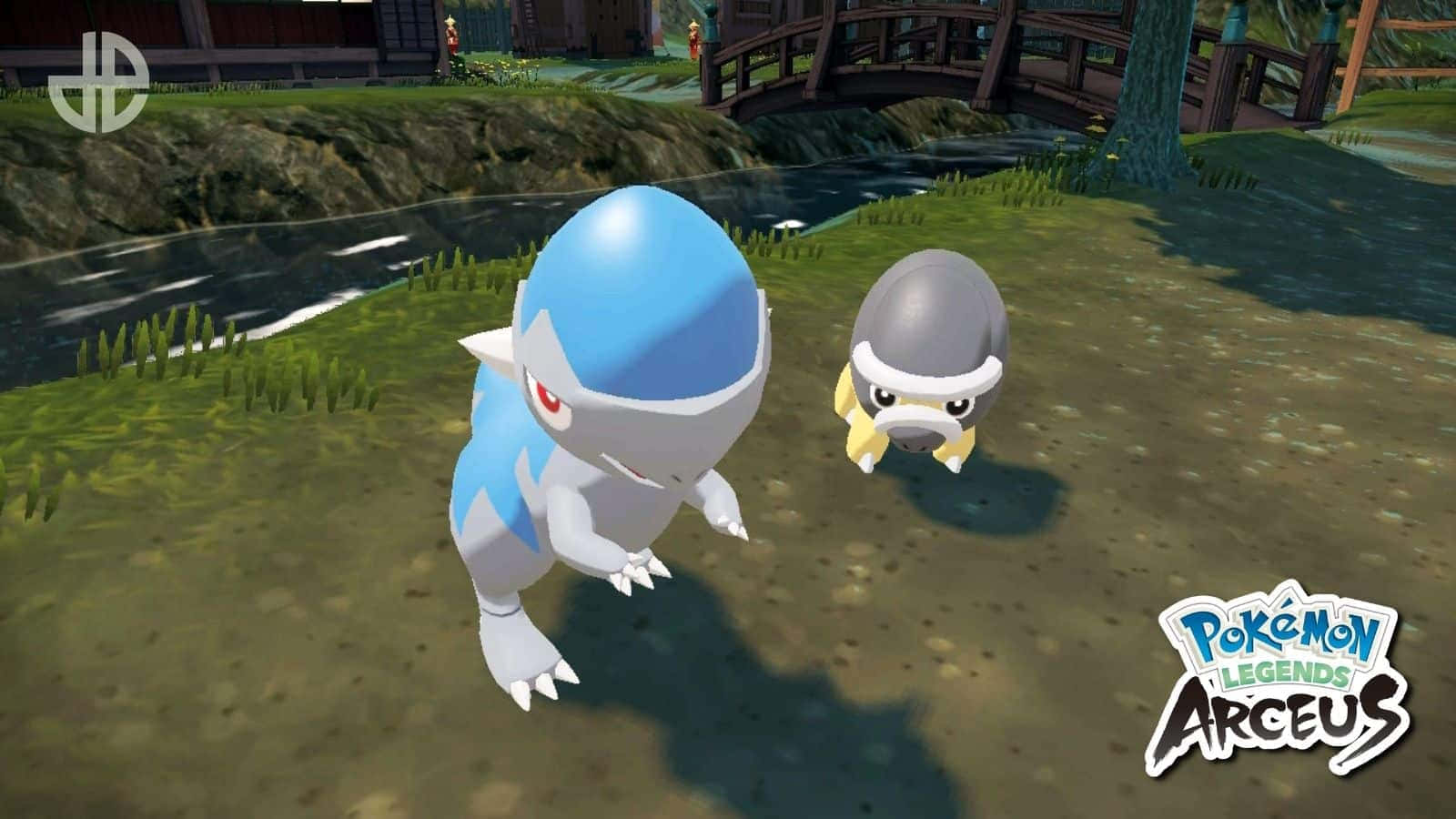 Cranidos And Shieldon Pokemon Legends Background