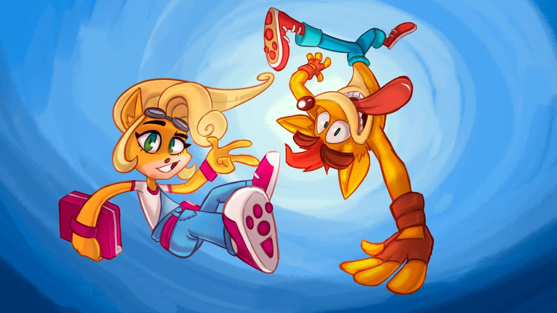 Crash Bandicoot Cartoon Background