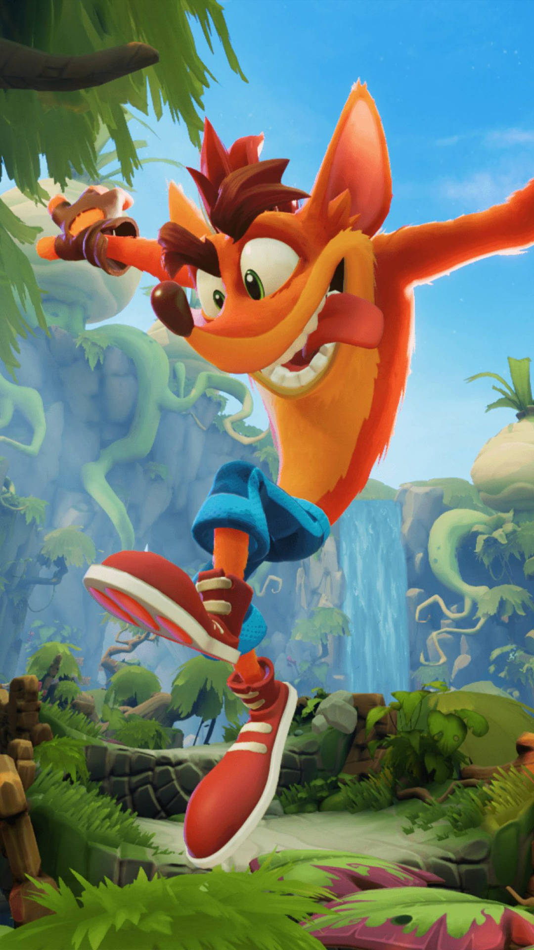 Crash Bandicoot Jump Background
