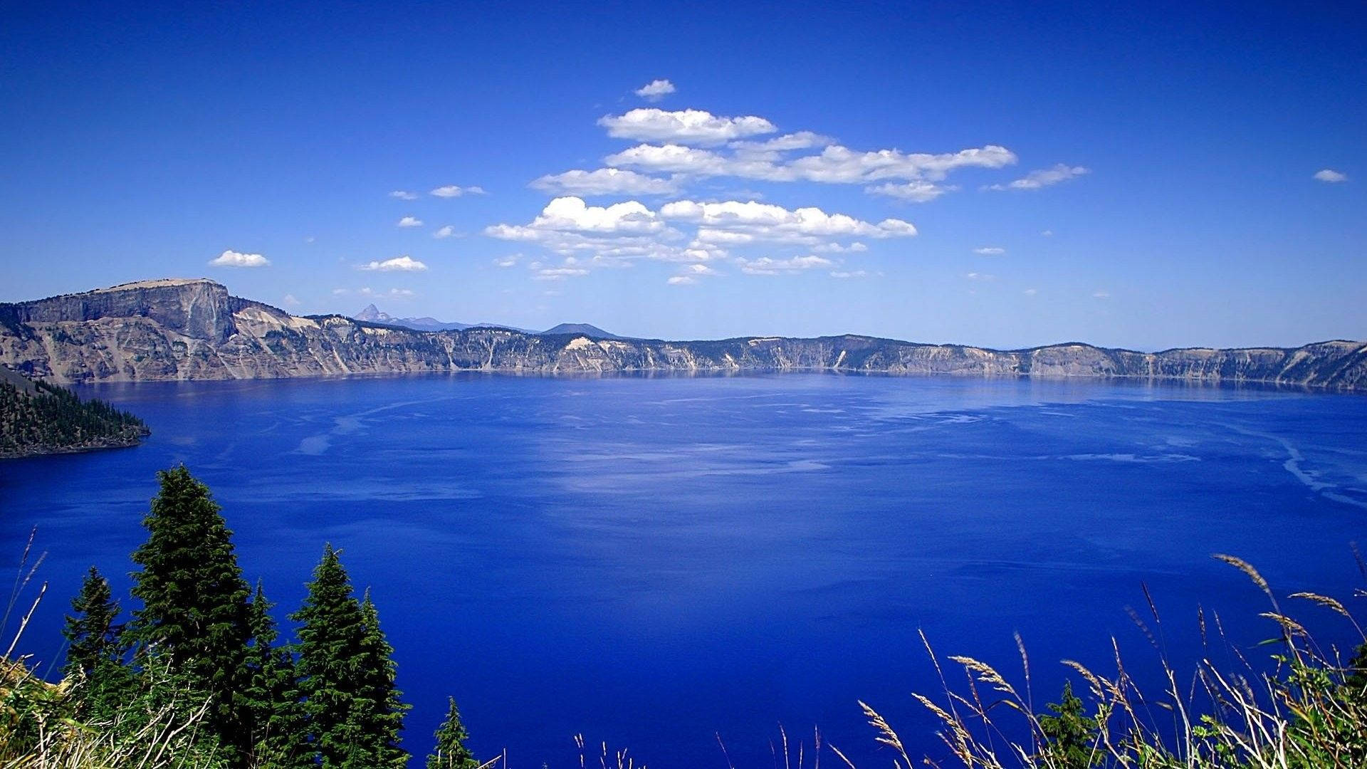 Crater Lake Blue Sky